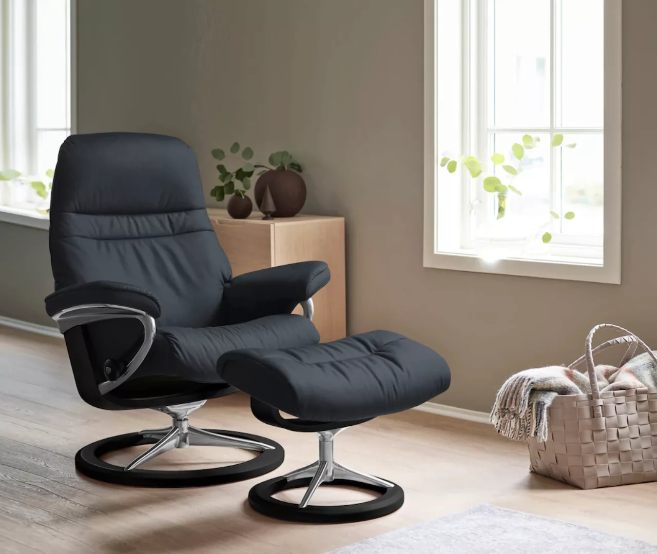 Stressless® Relaxsessel »Sunrise«, mit Signature Base, Größe S, Gestell Sch günstig online kaufen