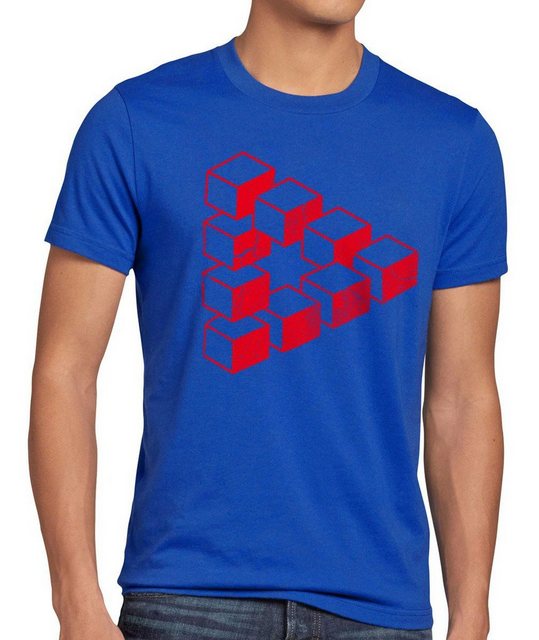 style3 T-Shirt Cube Big Sheldon würfel Escher the big bang theory cooper ba günstig online kaufen