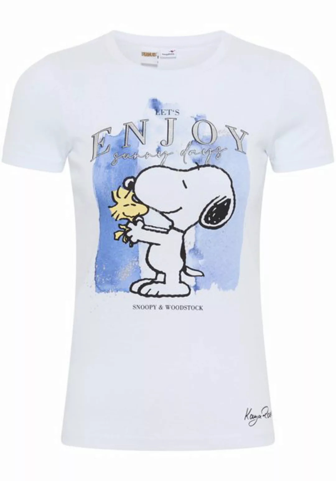 KangaROOS Kurzarmshirt mit lizensiertem Snoopy Print Originaldesign günstig online kaufen