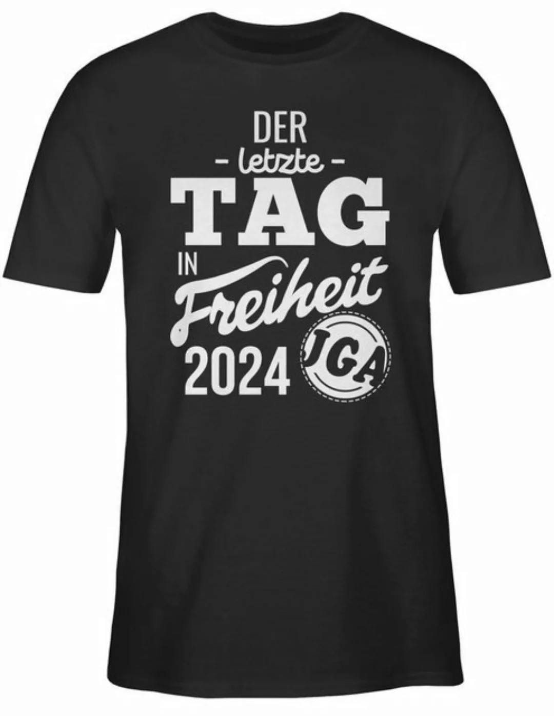 Shirtracer T-Shirt Der letzte Tag in Freiheit JGA Männer günstig online kaufen