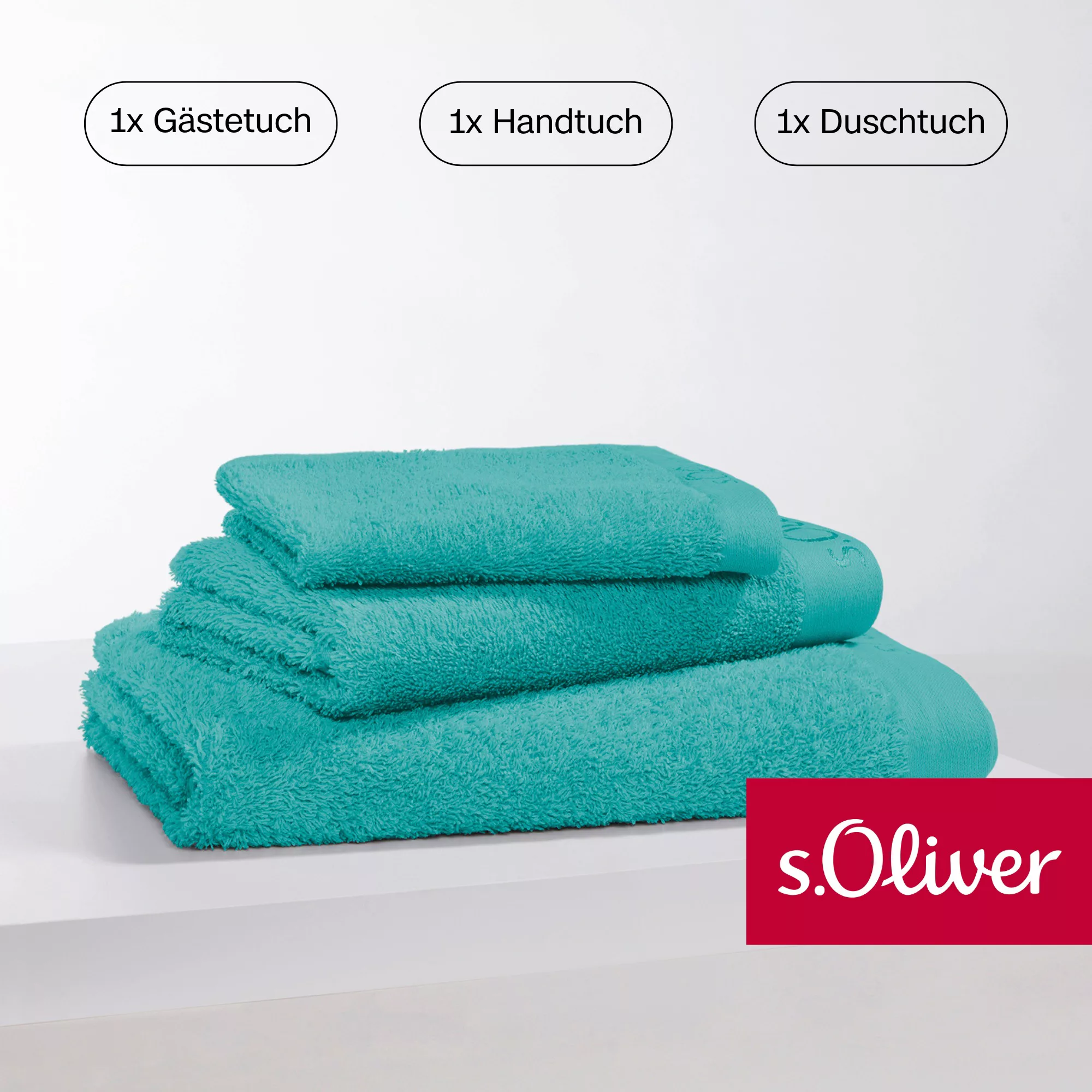 s.Oliver Handtuch Set »s. Oliver, besonders weich und saugfähig«, (Set, 3 S günstig online kaufen