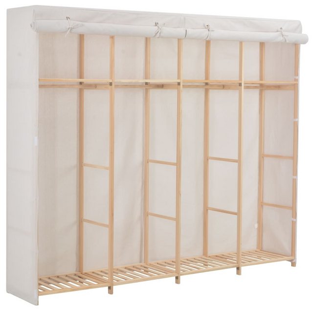 vidaXL Kleiderschrank Kleiderschrank Stoffschrank Weiß 200 x 40 x 170 cm St günstig online kaufen