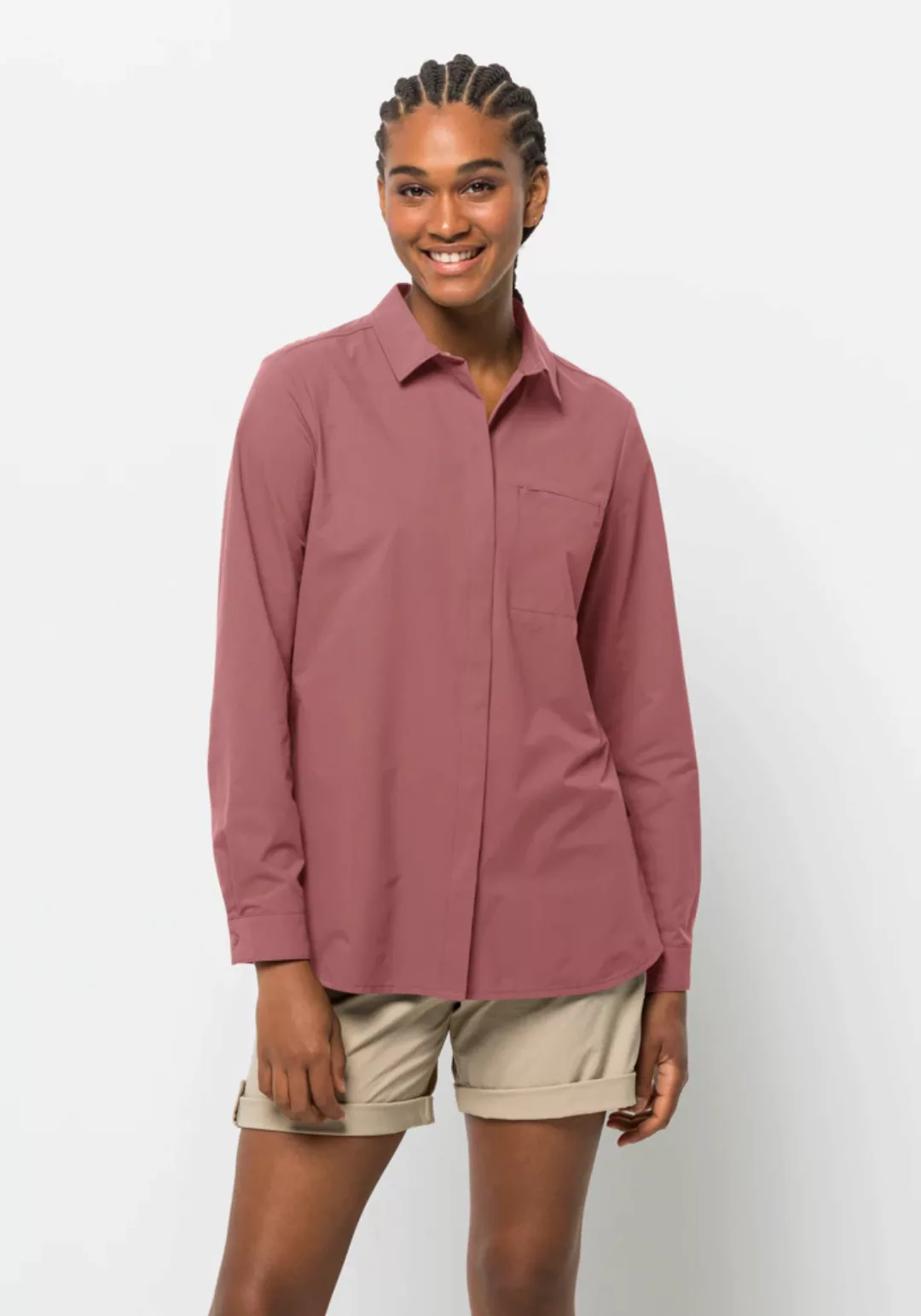 Jack Wolfskin Outdoorbluse "LIGHT WANDER LS SHIRT W" günstig online kaufen