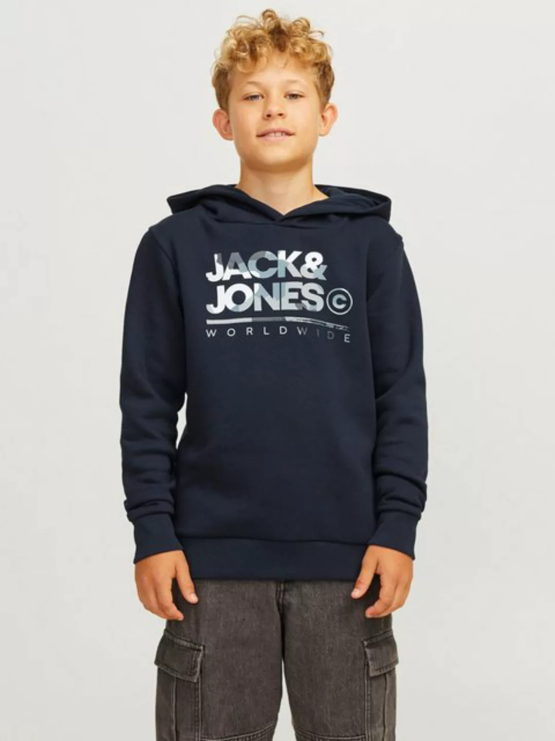 Jack & Jones Junior Hoodie JJLUKE SWEAT HOOD JNR günstig online kaufen