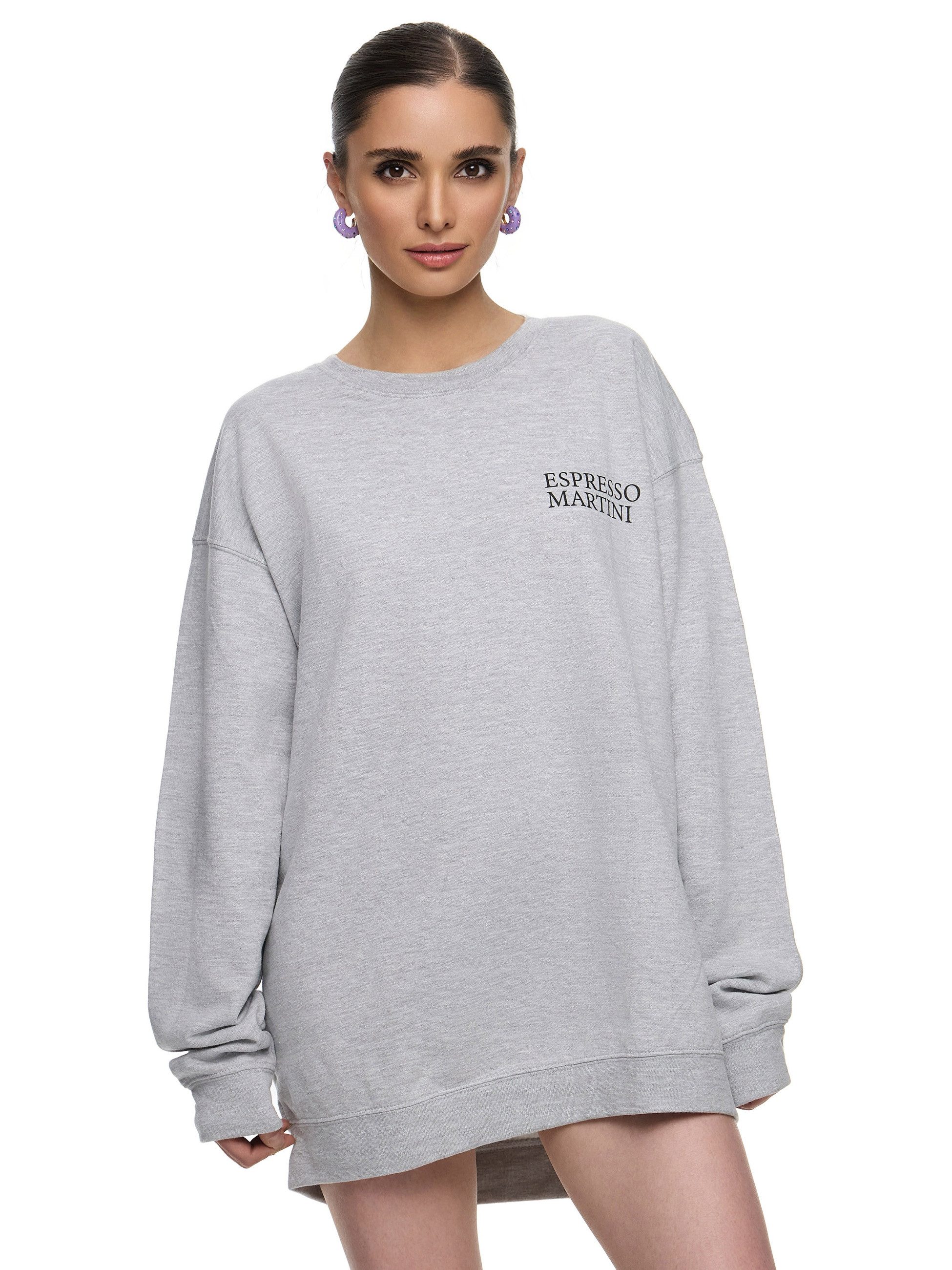 Worldclassca Sweatshirt Worldclassca Oversized Sweatshirt ESPRESSO günstig online kaufen