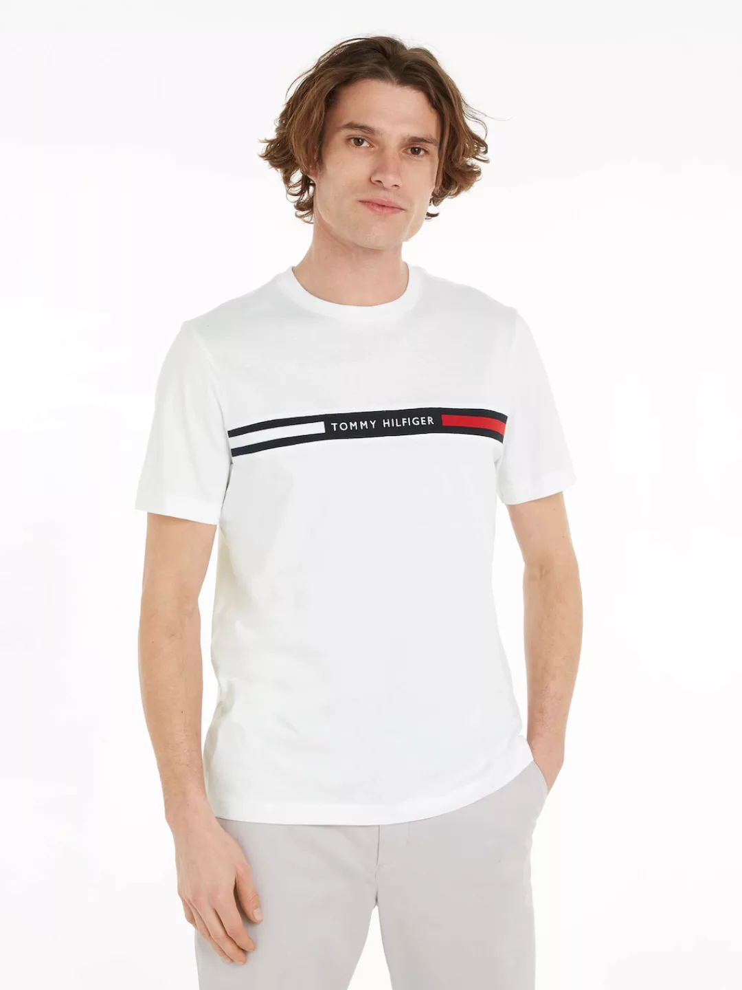 Tommy Hilfiger T-Shirt HILFIGER CHEST INSERT TEE günstig online kaufen