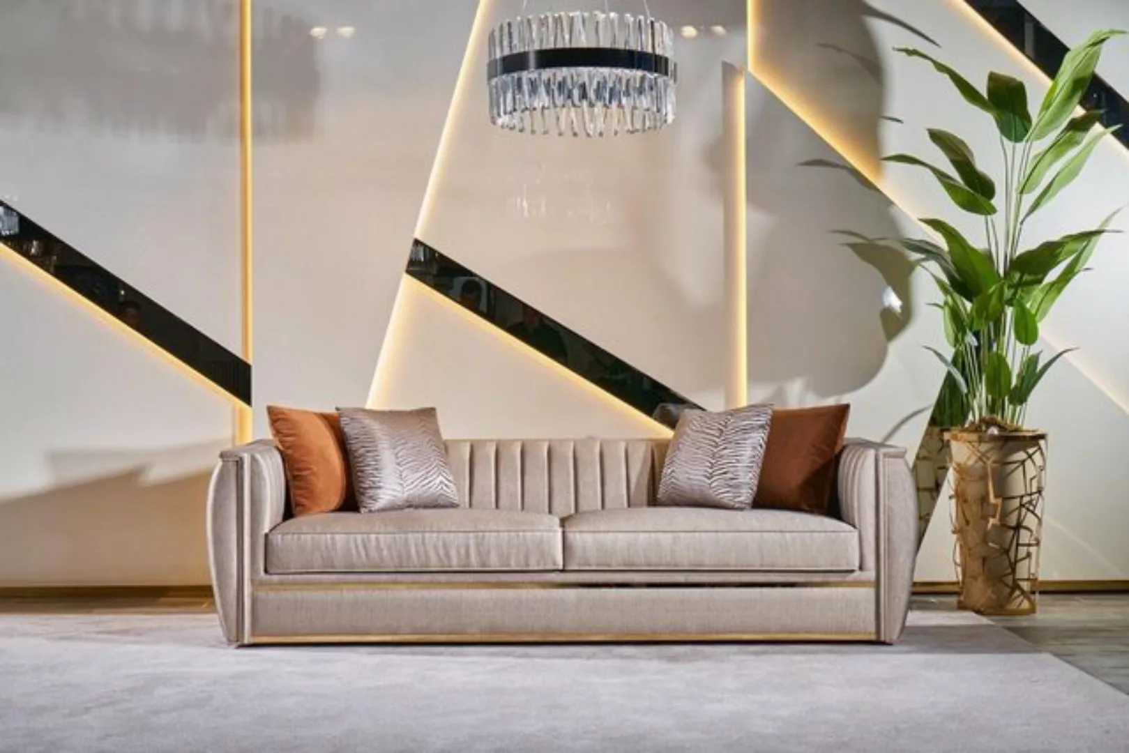 JVmoebel 3-Sitzer Luxus Dreisitzer Sofa 3 Sitzer Sofas Design Modern Design günstig online kaufen
