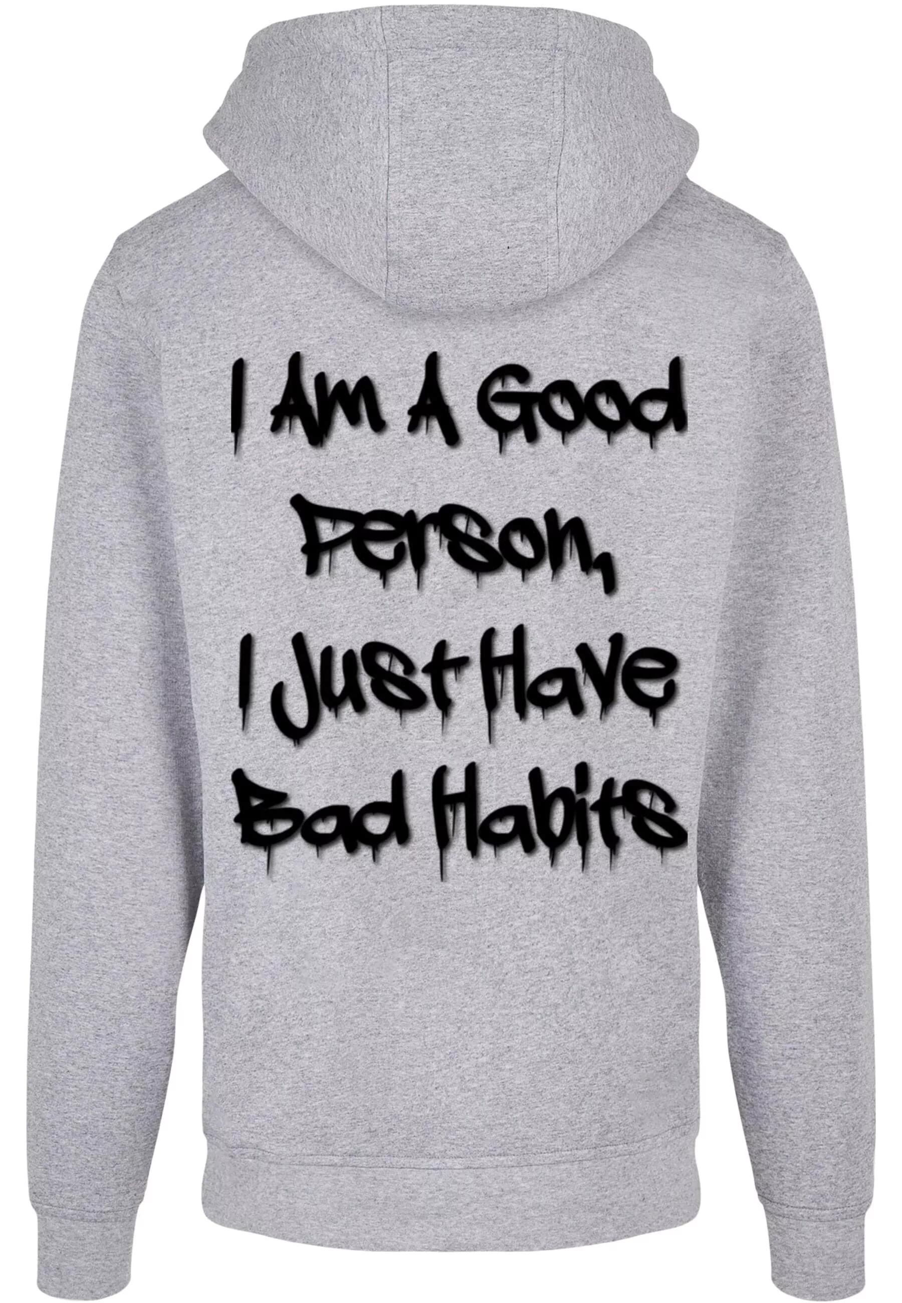 Merchcode Kapuzensweatshirt "Merchcode Herren Bad Habits Basic Hoody" günstig online kaufen