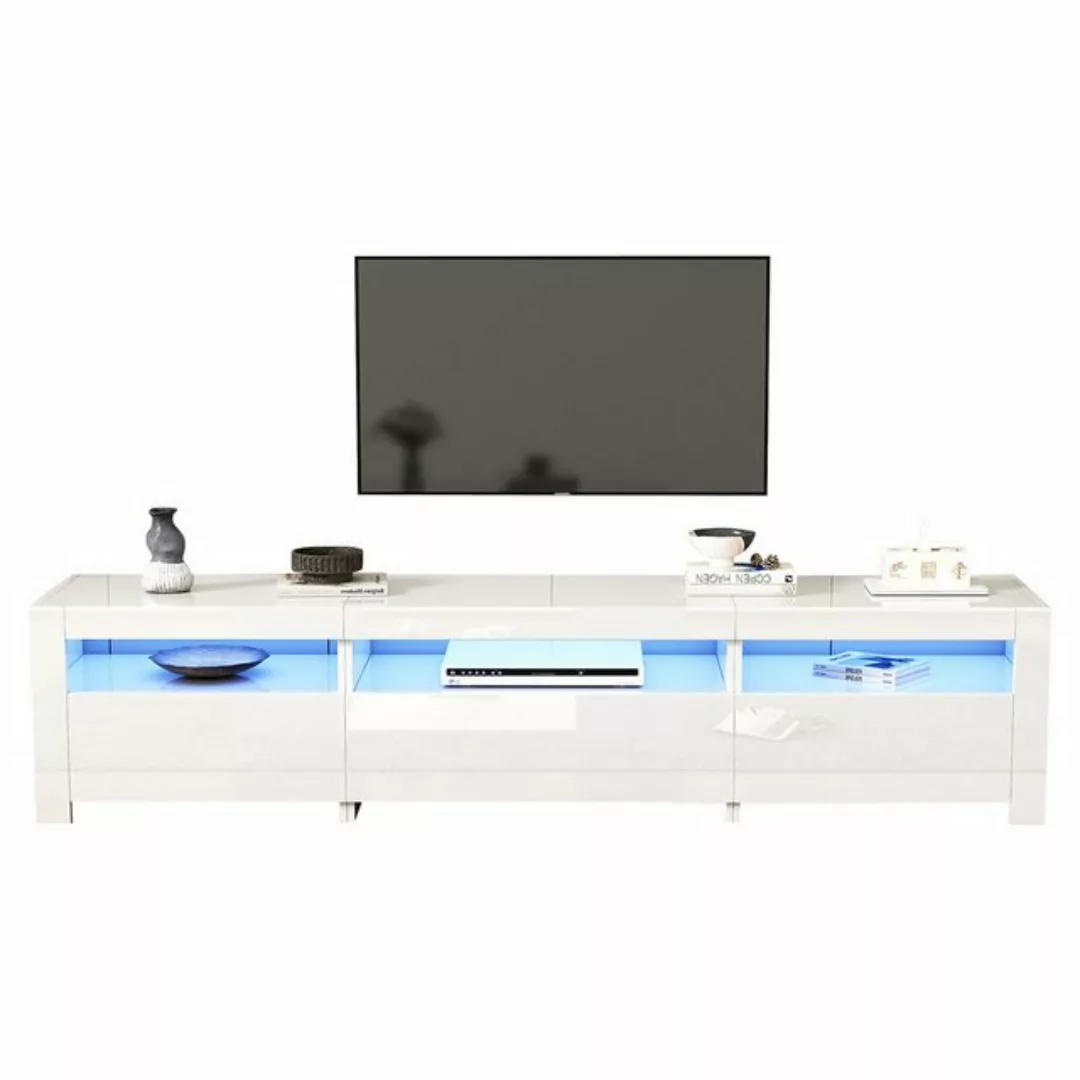 XDeer TV-Schrank TV-Schrank mit LED-Beleuchtung und Stauraum Herunterklappb günstig online kaufen