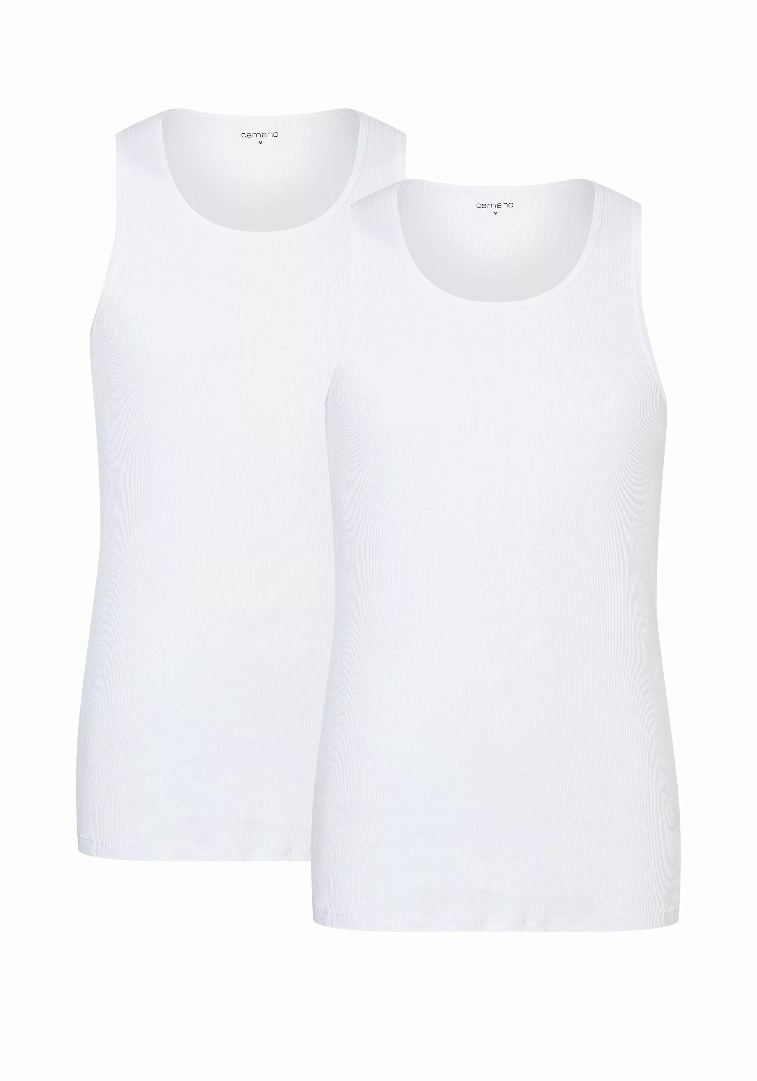 Camano Unterhemd, (2er Pack), mit tiefem Rundhals günstig online kaufen