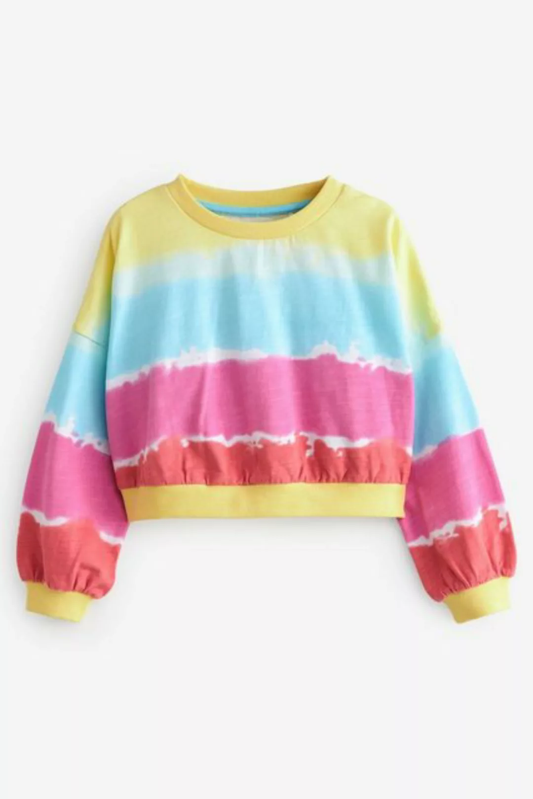 Next Langarmshirt Kastiges, langärmeliges Sweatshirt mit Bündchen (1-tlg) günstig online kaufen