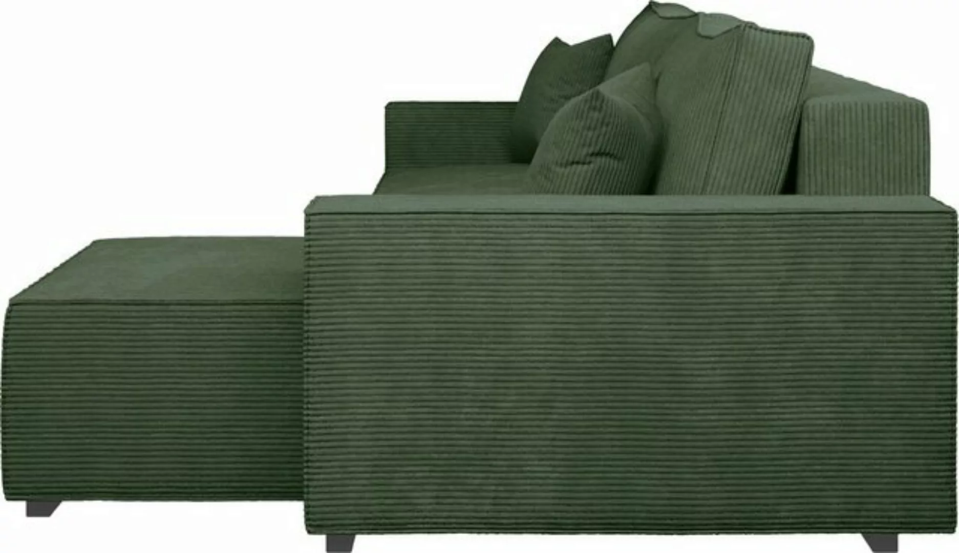 INOSIGN Ecksofa "Winton Cordsofa / Schlafsofa 253 cm", Cord, Recamiere wech günstig online kaufen