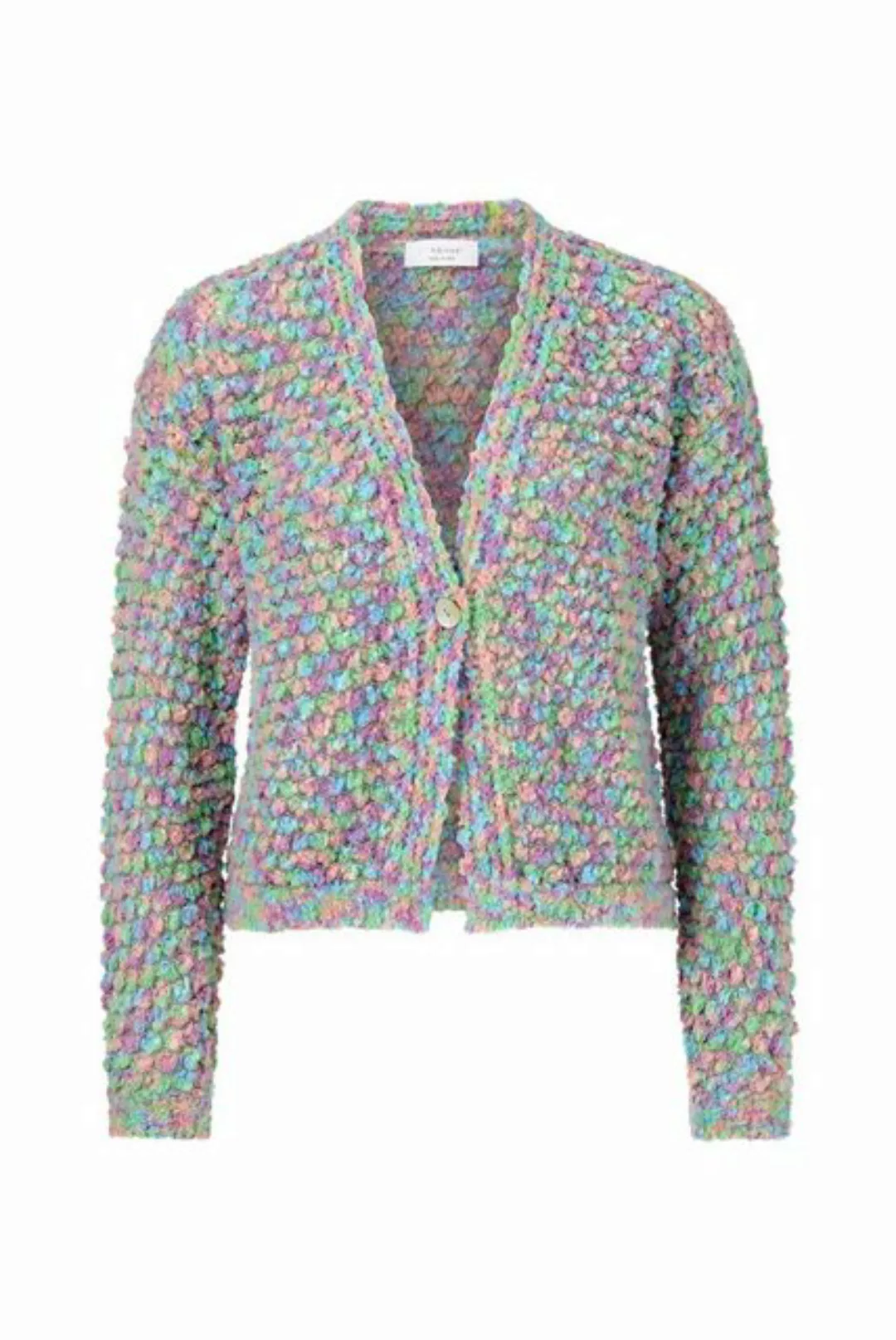 Rich & Royal Cardigan Damen Strickjacke BUBBLKE KNIT CARDIGAN (1-tlg) günstig online kaufen