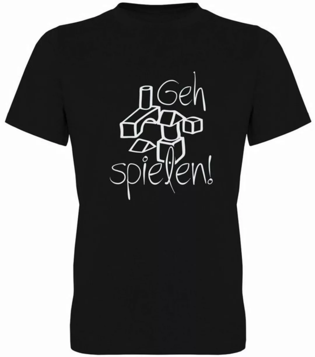G-graphics T-Shirt Geh spielen! Herren T-Shirt, mit Frontprint, mit Spruch günstig online kaufen