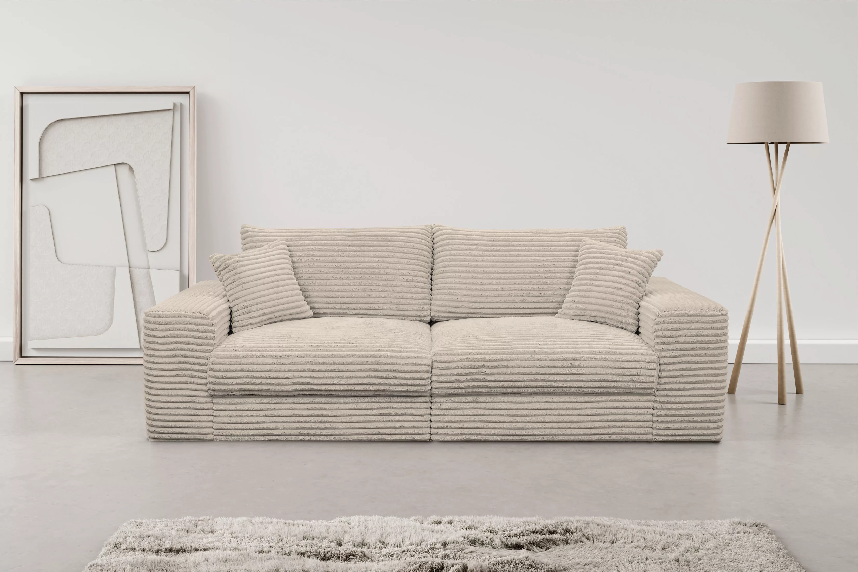 WERK2 Big-Sofa "Rozzana", mit losen Rückenkissen günstig online kaufen