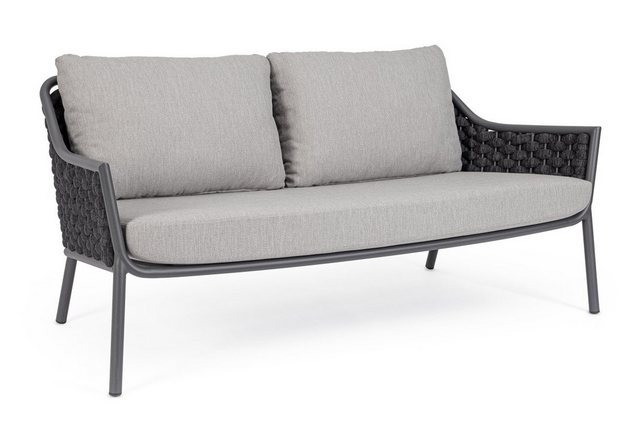 Bizzotto Gartensofa Gartensofa Everly aus Aluminium, Anthrazit günstig online kaufen