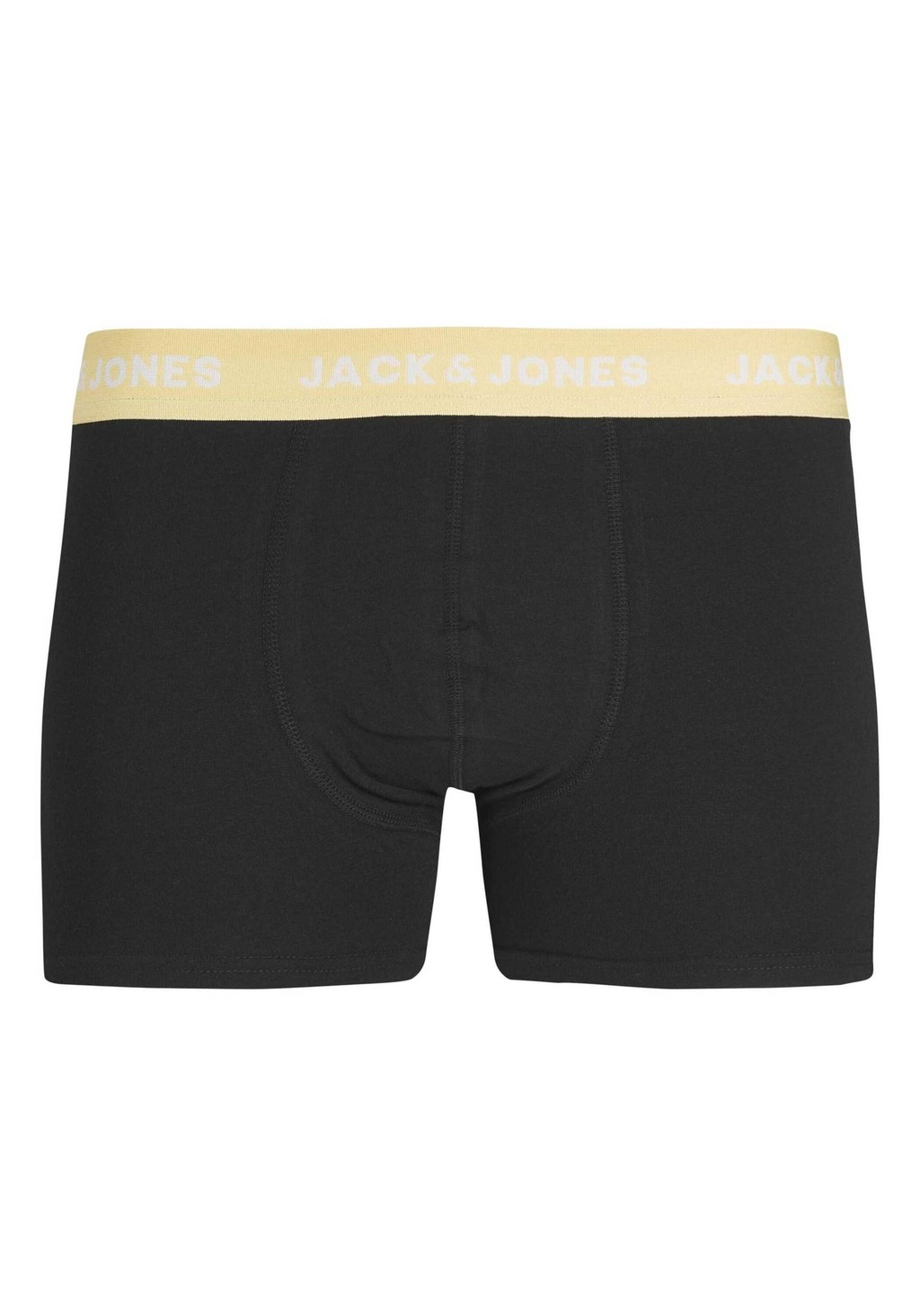 Jack & Jones 7-er Set Trunks Schwarz mit verschiedenfarbigem Webbund günstig online kaufen