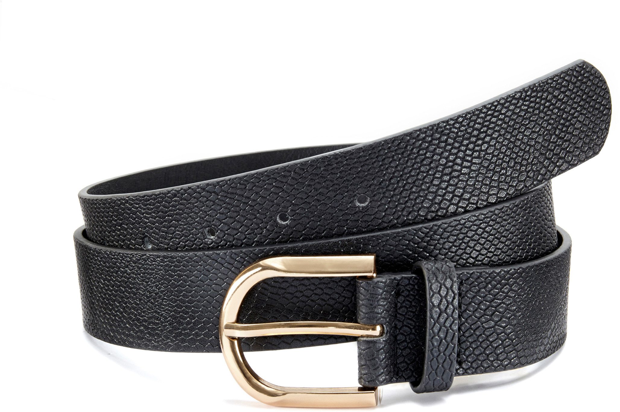 LASCANA Hüftgürtel Hosengürtel im Metallic-Look, Gürtel, günstig online kaufen