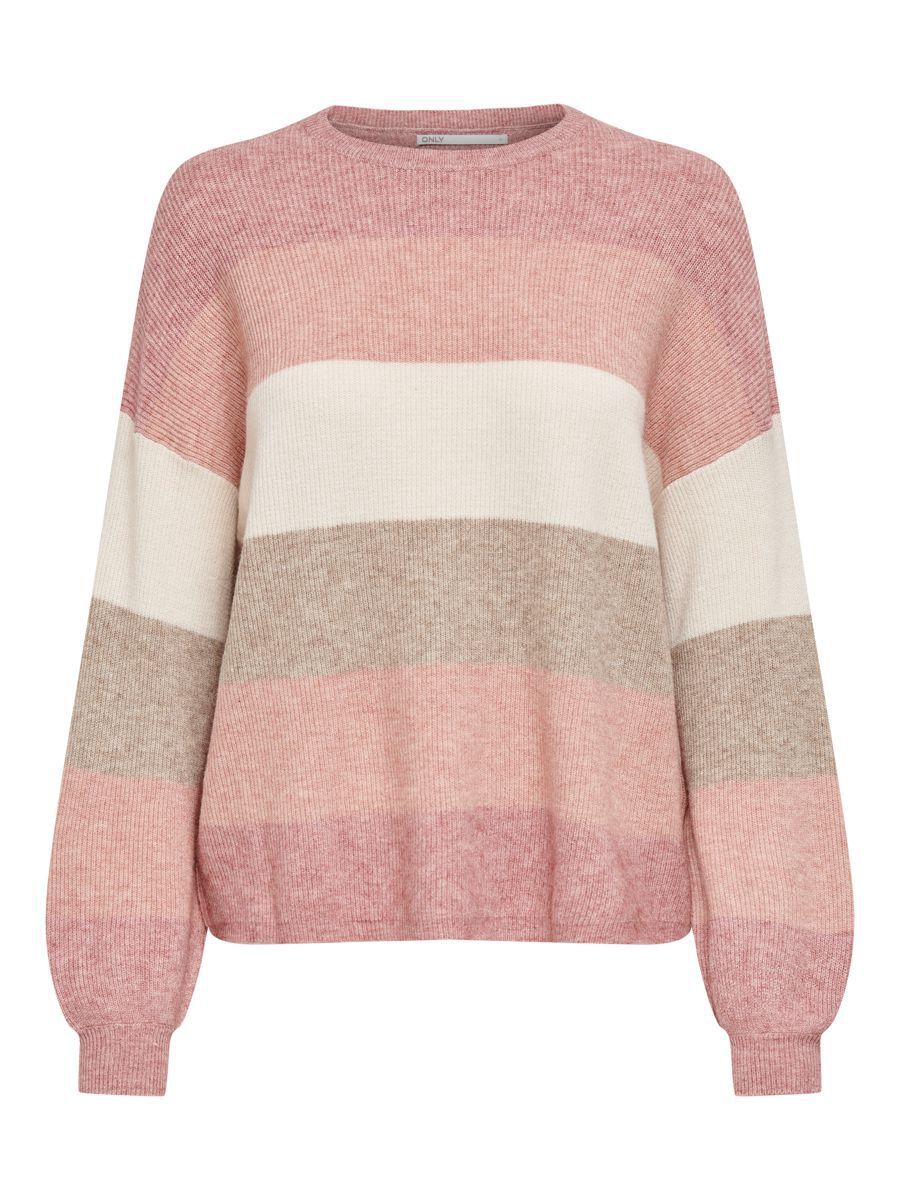 ONLY Casual Knitted Pullover Damen Pink günstig online kaufen
