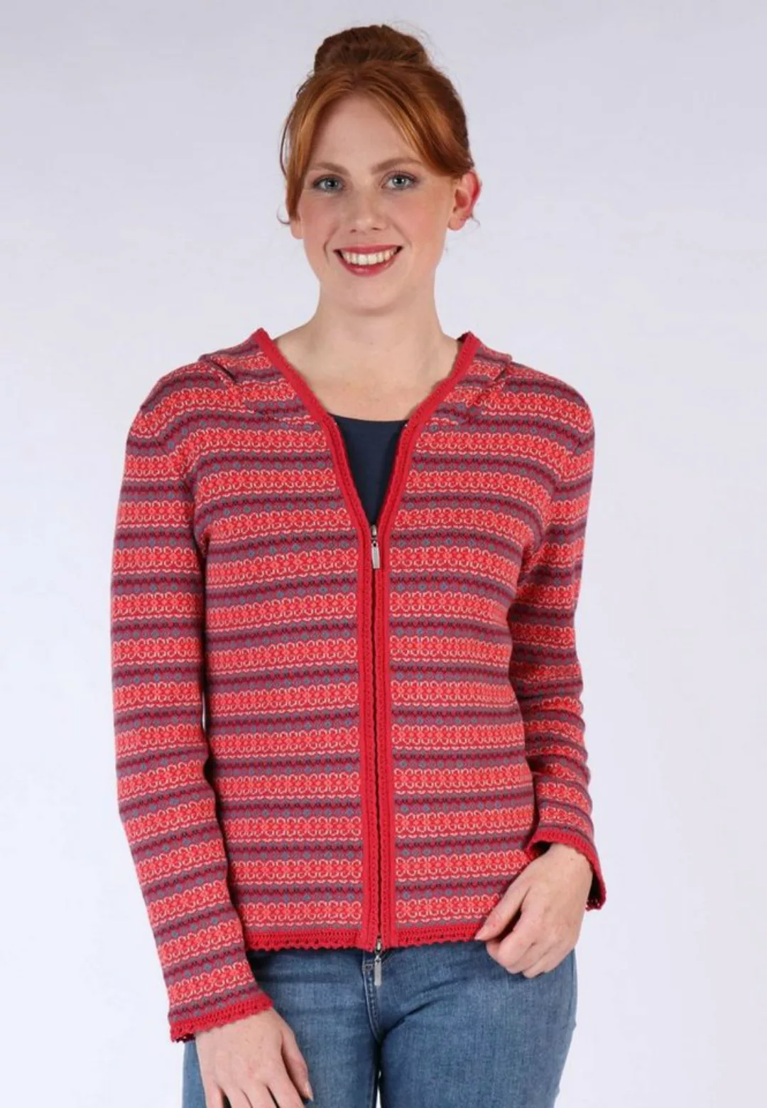 Sorgenfri Sylt Strickjacke Katleen Strickdetails günstig online kaufen