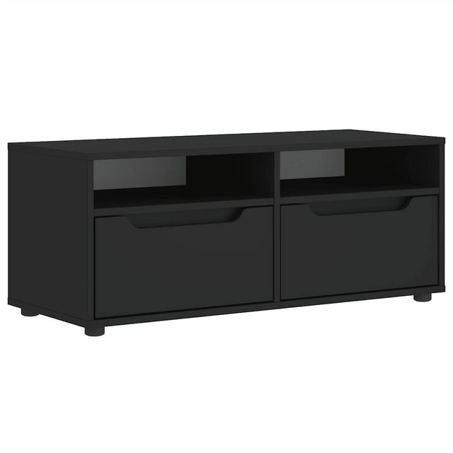 vidaXL TV-Schrank TV-Schrank VISNES Schwarz 100x40x38 cm Holzwerkstoff (1-S günstig online kaufen