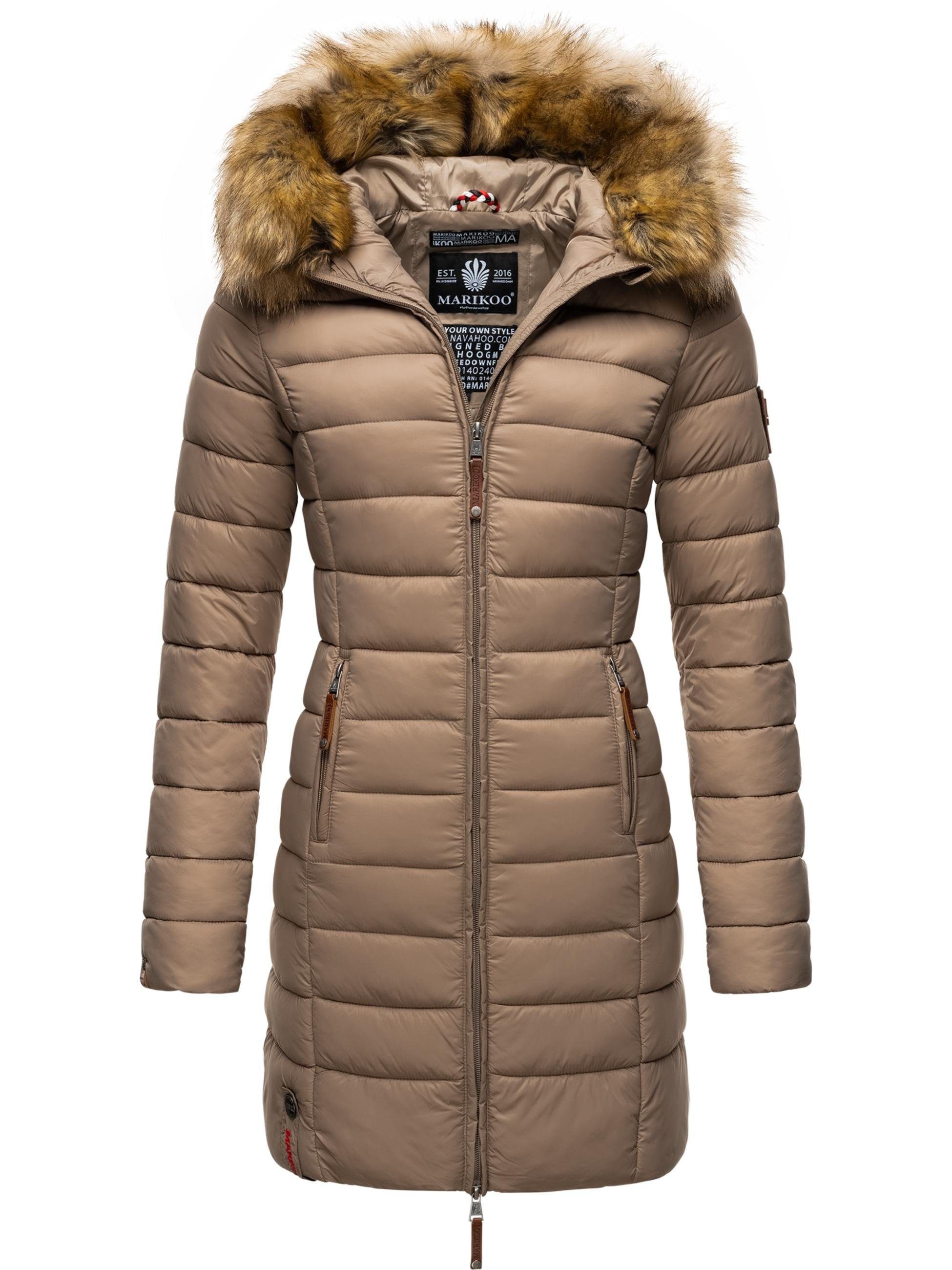 Marikoo Wintermantel Rose-Stepp zeitloser Winterparka mit günstig online kaufen