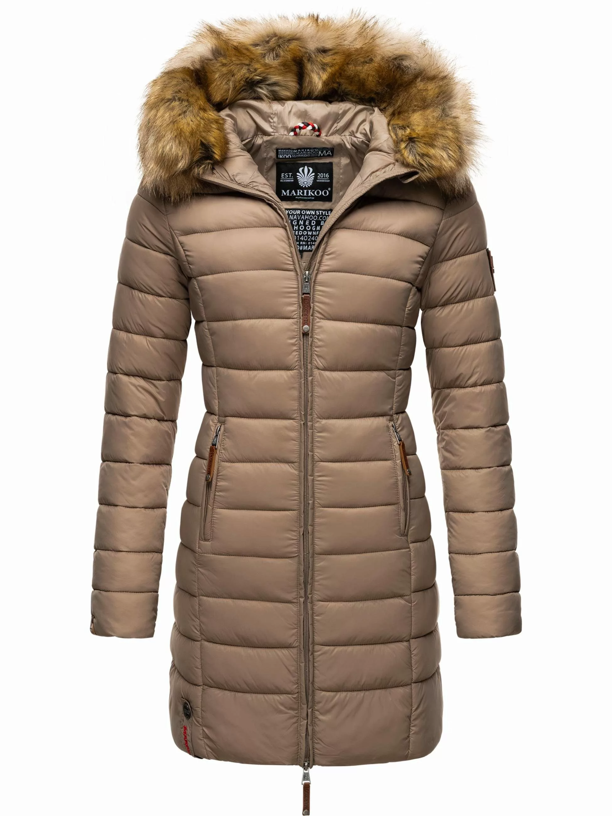 Marikoo Wintermantel Rose-Stepp zeitloser Winterparka mit günstig online kaufen