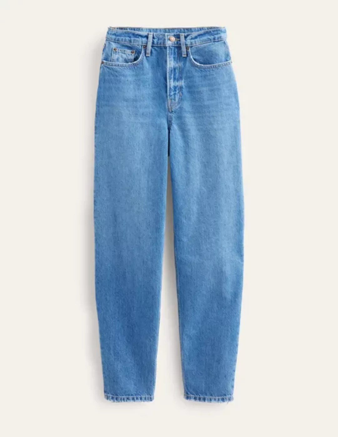 Schmal zulaufende 90er-Jeans mit hoher Taille Damen Boden, Mittleres Vintag günstig online kaufen
