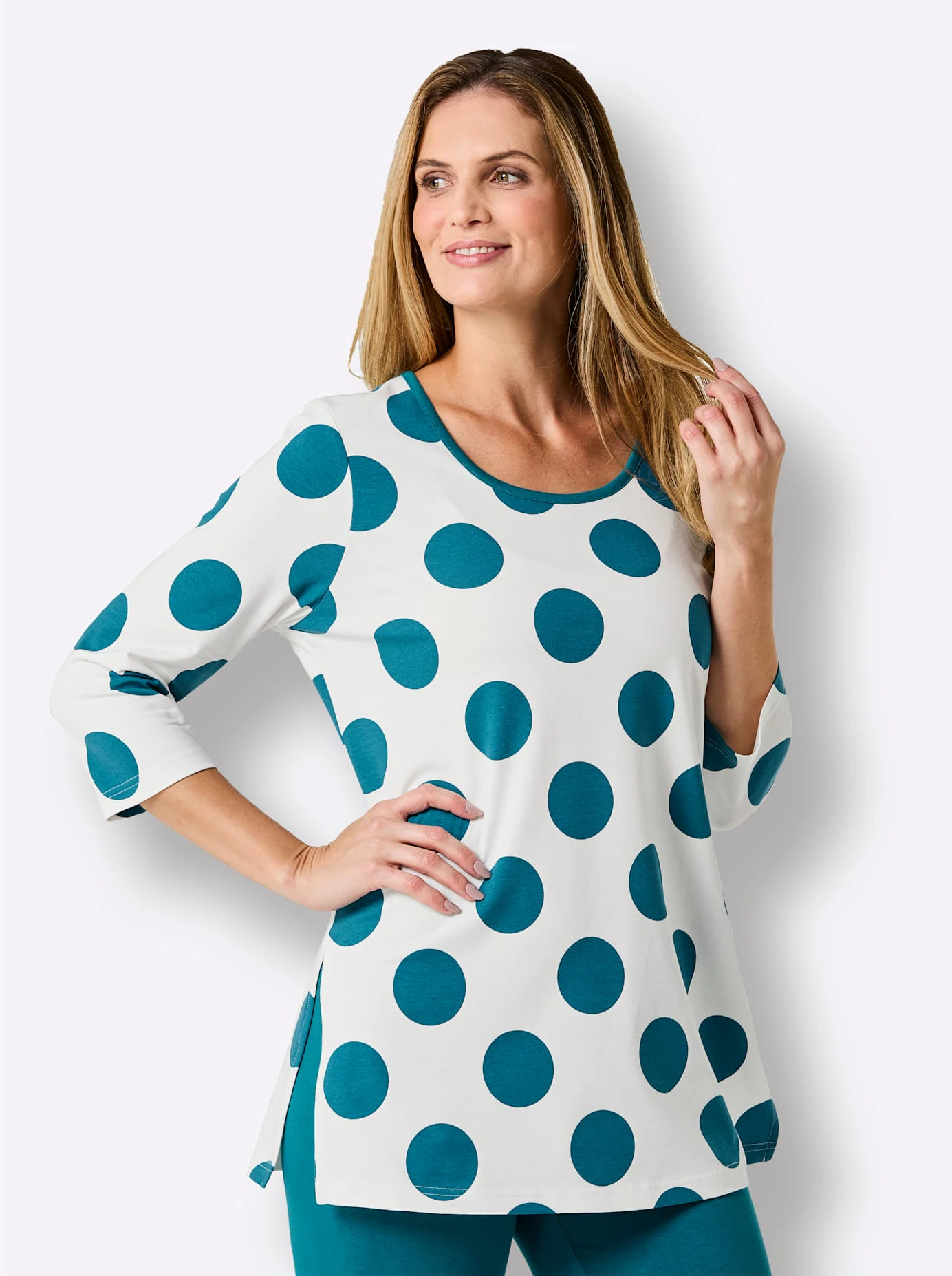 feel good Rundhalsshirt "Longshirt", (1 tlg.) günstig online kaufen