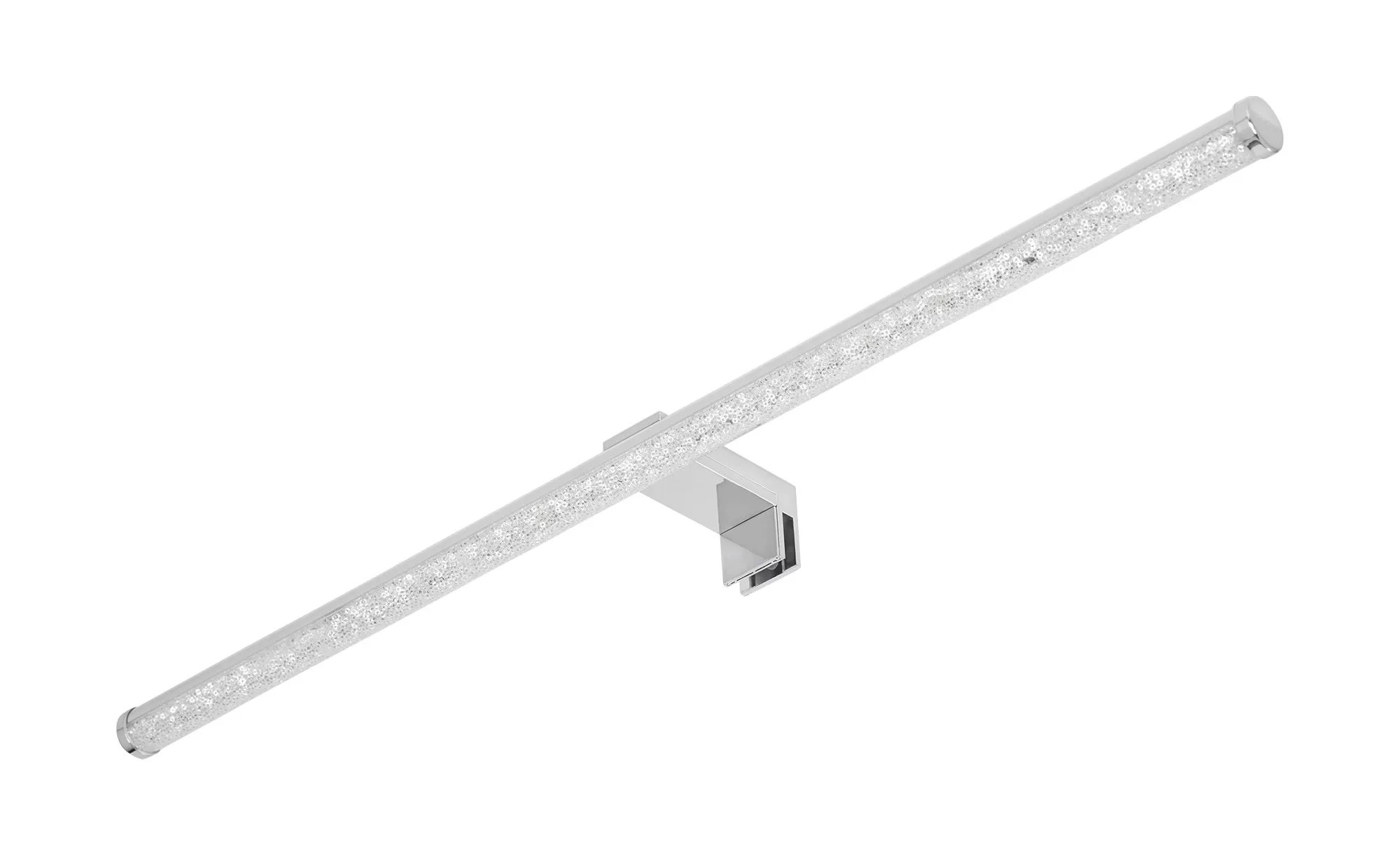 LED-Bad-Spiegelleuchte, 1-flammig, ´groß´ - silber - 6 cm - 11,1 cm - Lampe günstig online kaufen