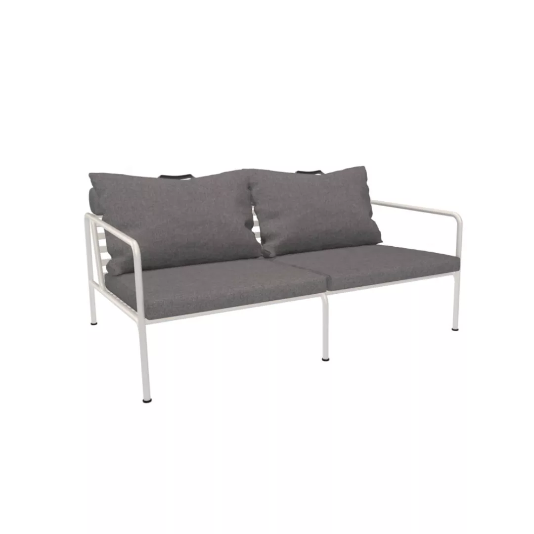 Outdoor 2-Sitzer Sofa AVON weiß Schiefer günstig online kaufen