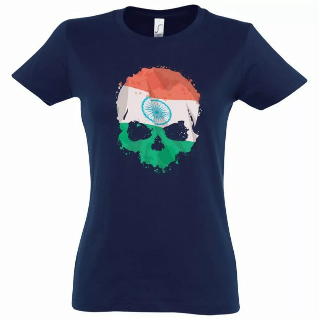 Youth Designz T-Shirt Indien Totenkopf Schädel Damen Shirt mit trendigem Mo günstig online kaufen