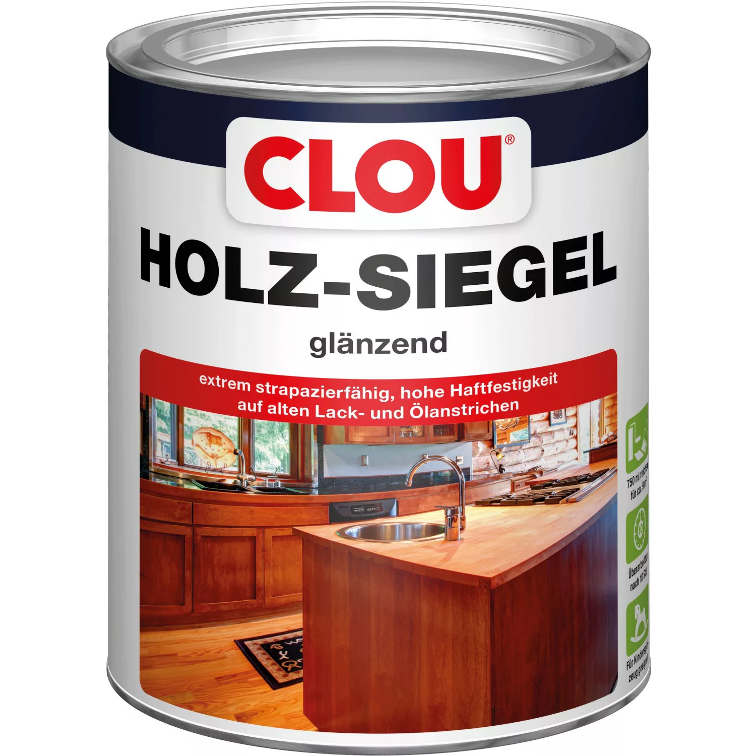 Clou Holz-Siegel EL Transparent glänzend 750 ml günstig online kaufen