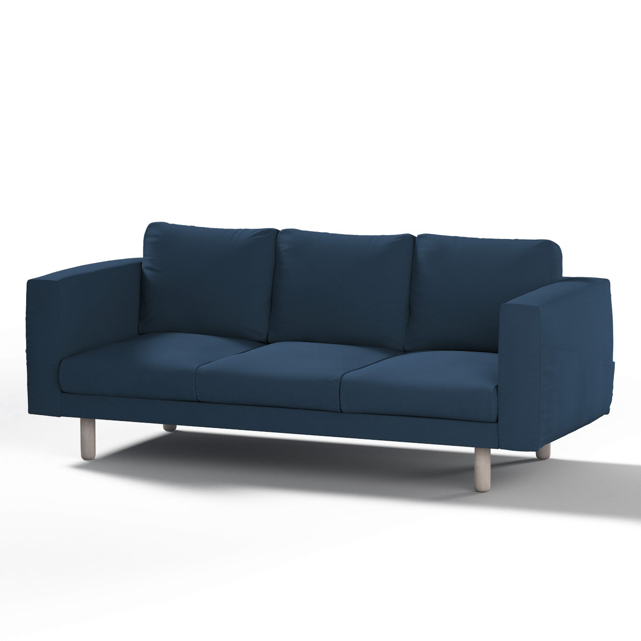 Bezug für Norsborg 3-Sitzer Sofa, marinenblau , Norsborg 3-Sitzer Sofabezug günstig online kaufen