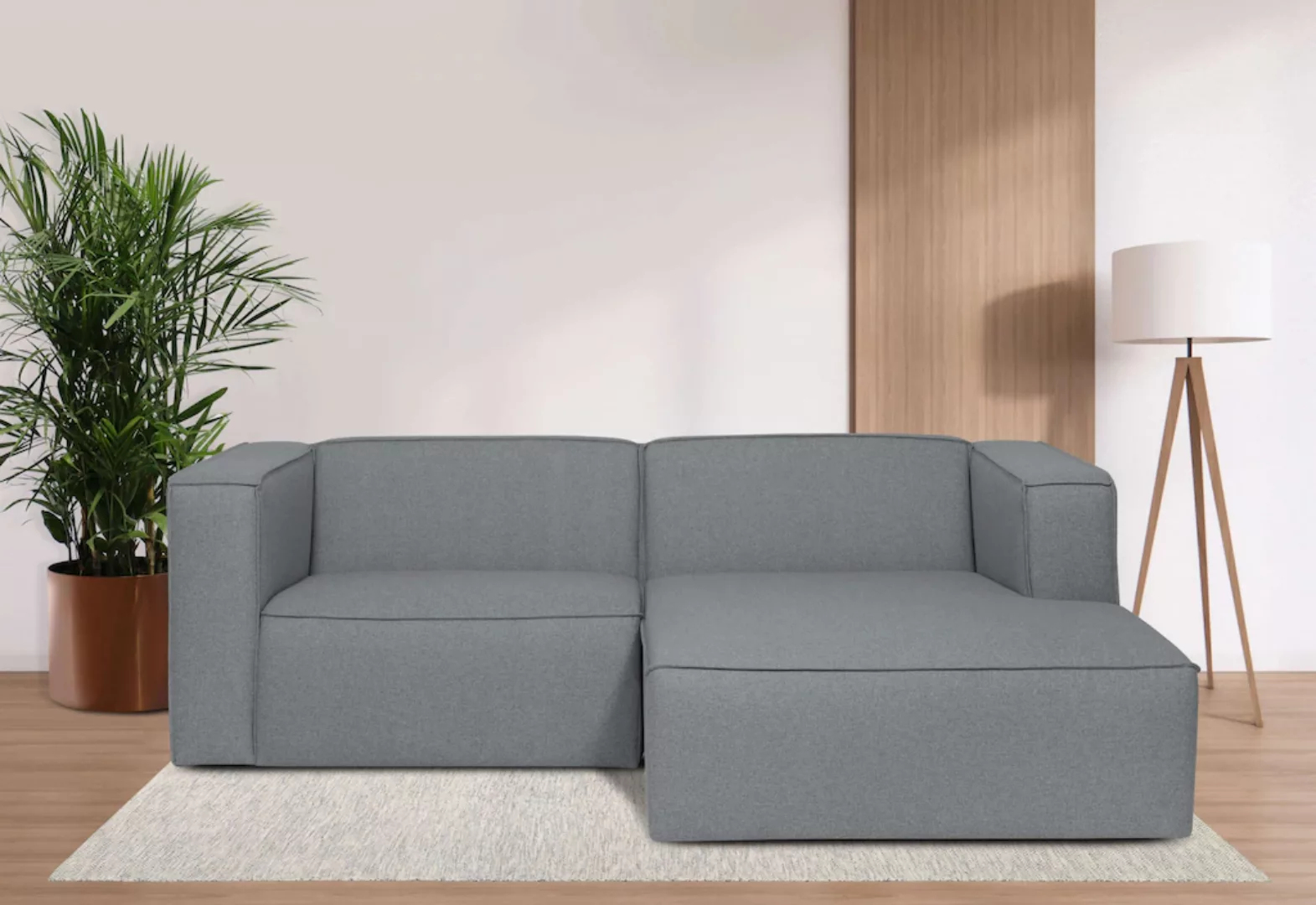 andas Ecksofa "Dalby, L-Form,", extra tiefe Sitzfläche, mit Kedernaht, ange günstig online kaufen