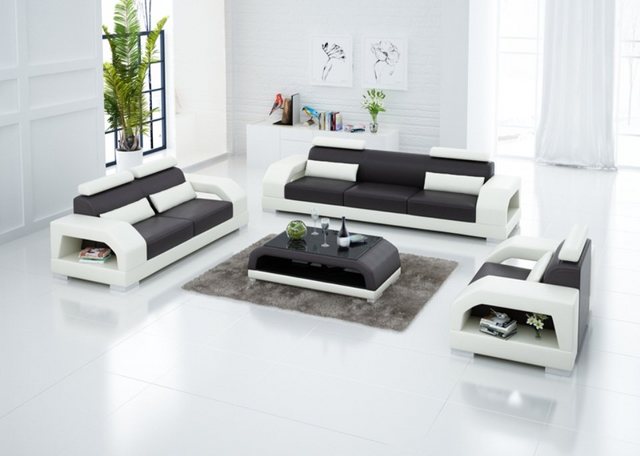 JVmoebel Sofa Moderne Wohnlandschaft 3+2+1 Sitzer Garnitur Design Modern So günstig online kaufen