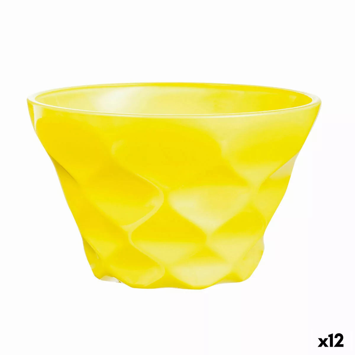 Eiscreme- Und Milchshakes-becher Luminarc Iced Diamant Gelb Glas (200 Ml) ( günstig online kaufen