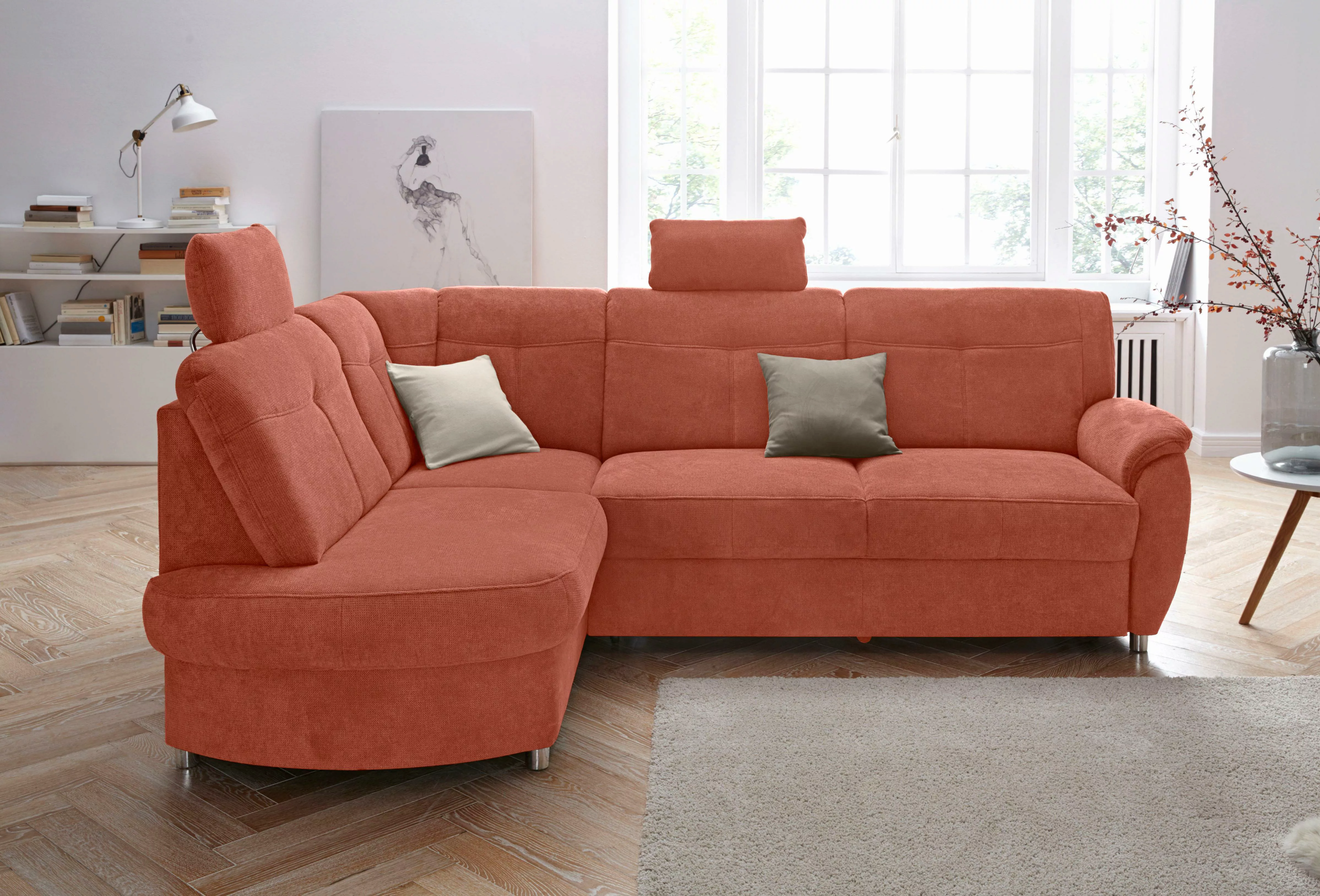 sit&more Ecksofa Pandora L-Form, wahlweise mit Bettfunktion und Bettkasten günstig online kaufen