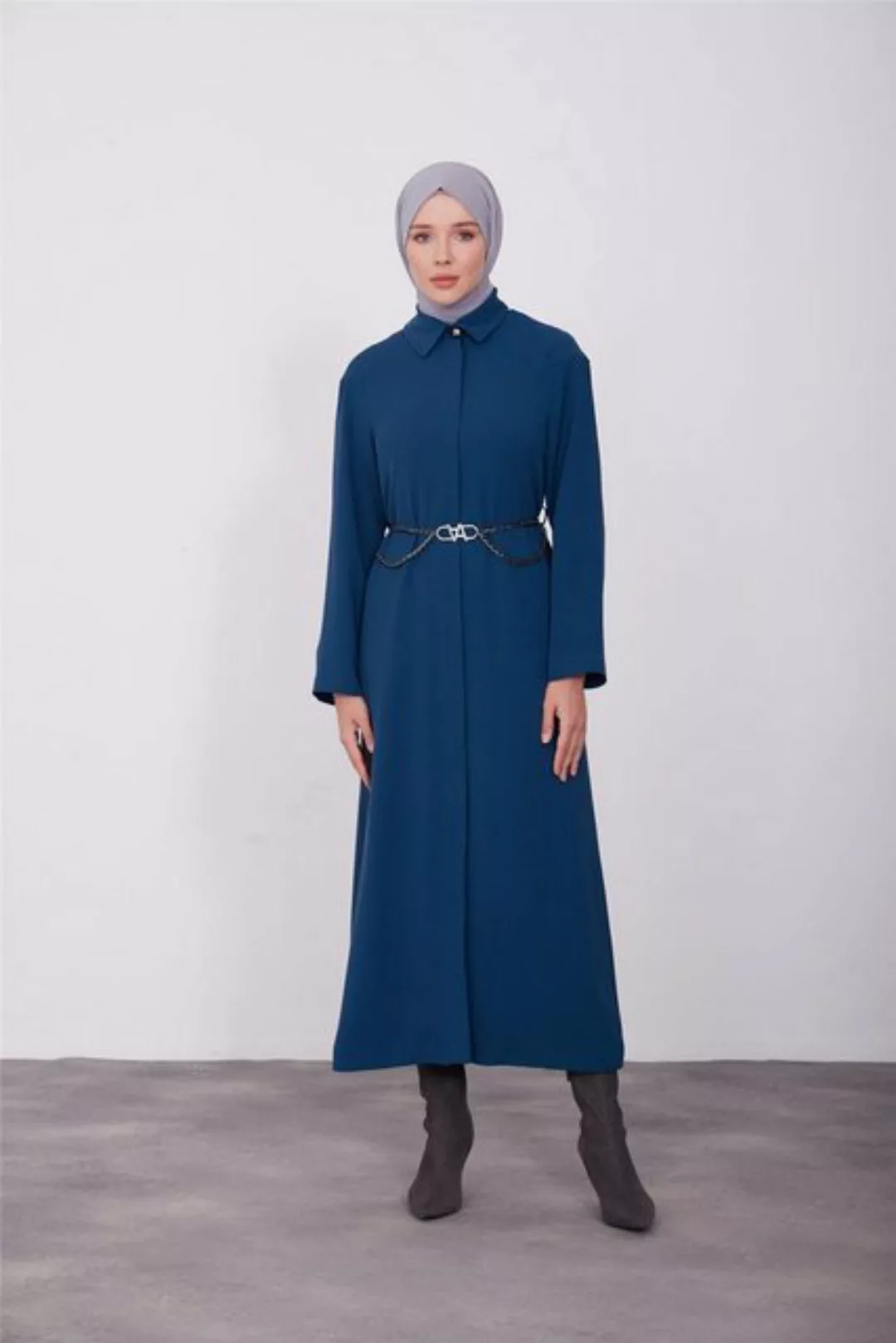 ARMİNE Langmantel Armine Logo Belted Topcoat – Moderne und elegante Hijab-M günstig online kaufen