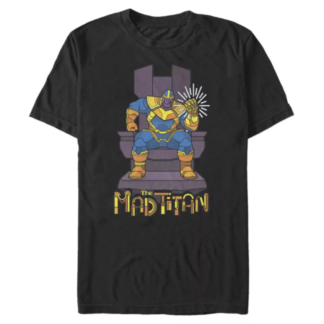 Marvel - Avengers - Thanos Titan Throne - Männer T-Shirt günstig online kaufen