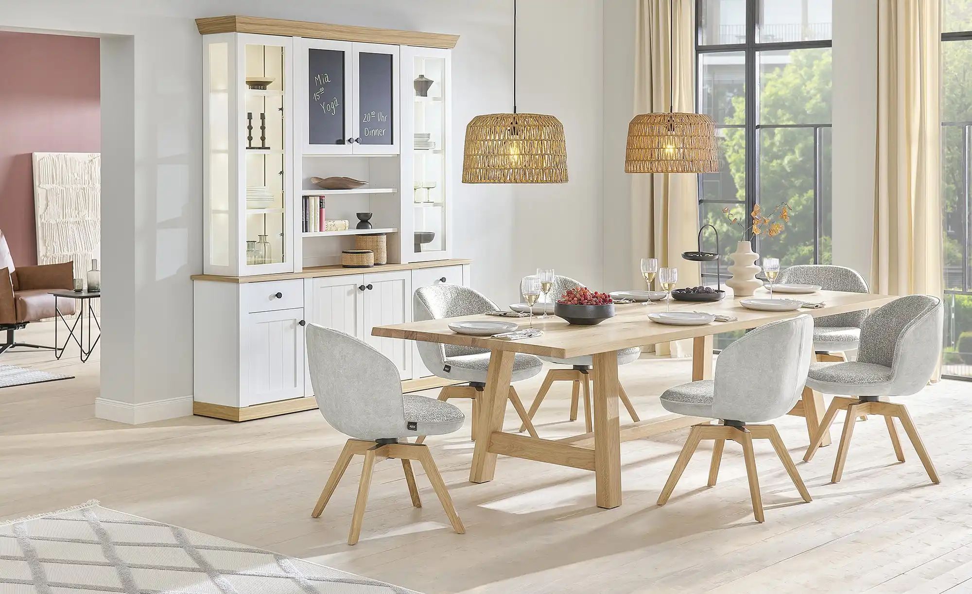 SCHÖNER WOHNEN Kollektion Buffet  Village ¦ holzfarben ¦ Maße (cm): B: 209 günstig online kaufen