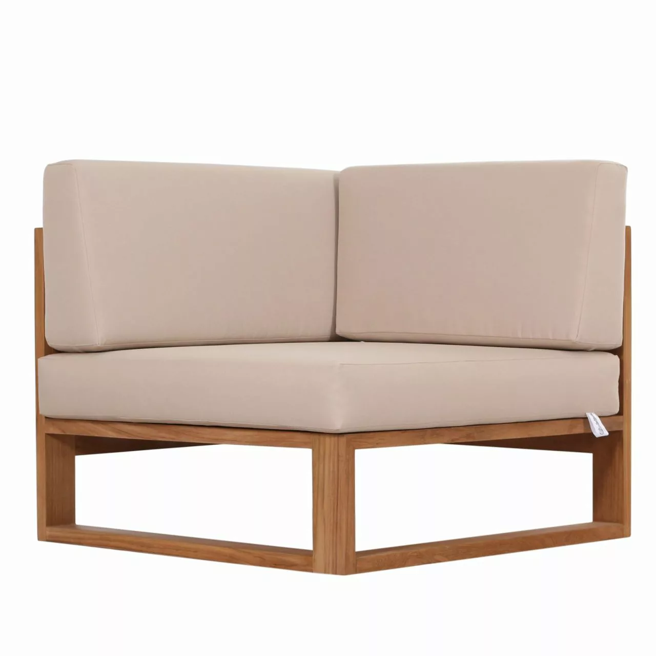 Outdoor Eckteil Ecksofa Molveno Aus Teak günstig online kaufen