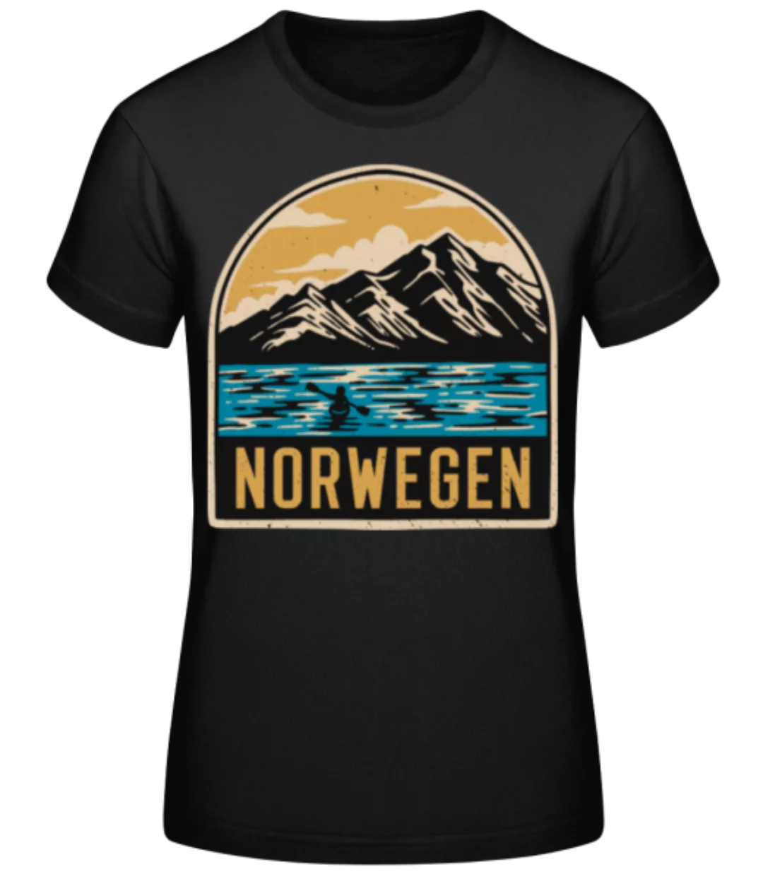 Norwegen · Frauen Basic T-Shirt günstig online kaufen