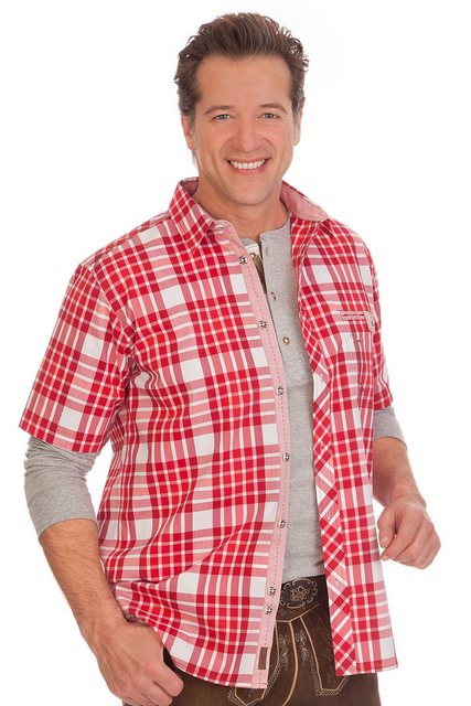 Spieth & Wensky Trachtenhemd Trachtenhemd - WALTER - rot, blau günstig online kaufen