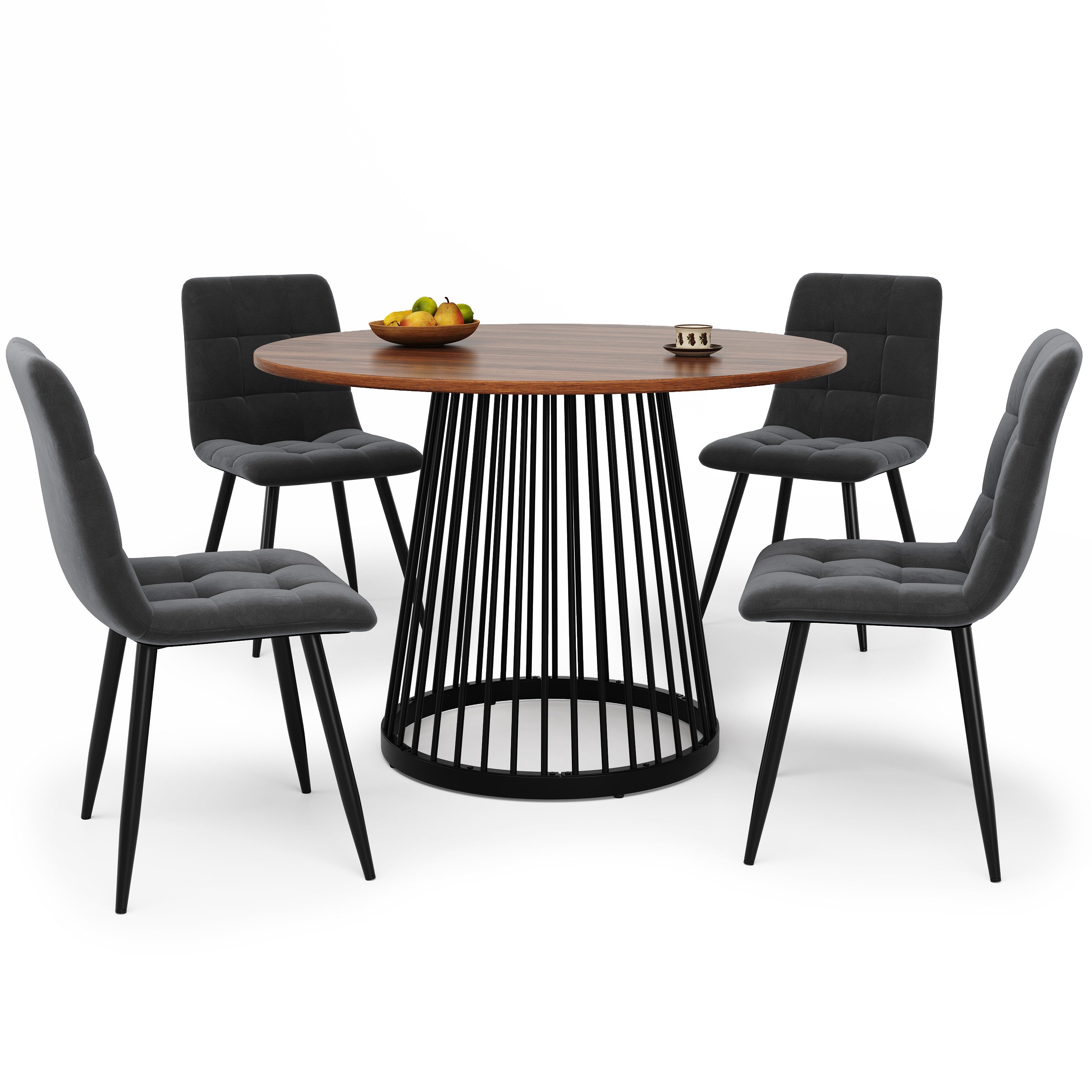 MODFU Essgruppe Stylisches Esstisch,Esszimmerstühle,Esstisch-Set, (Stuhl:44 günstig online kaufen