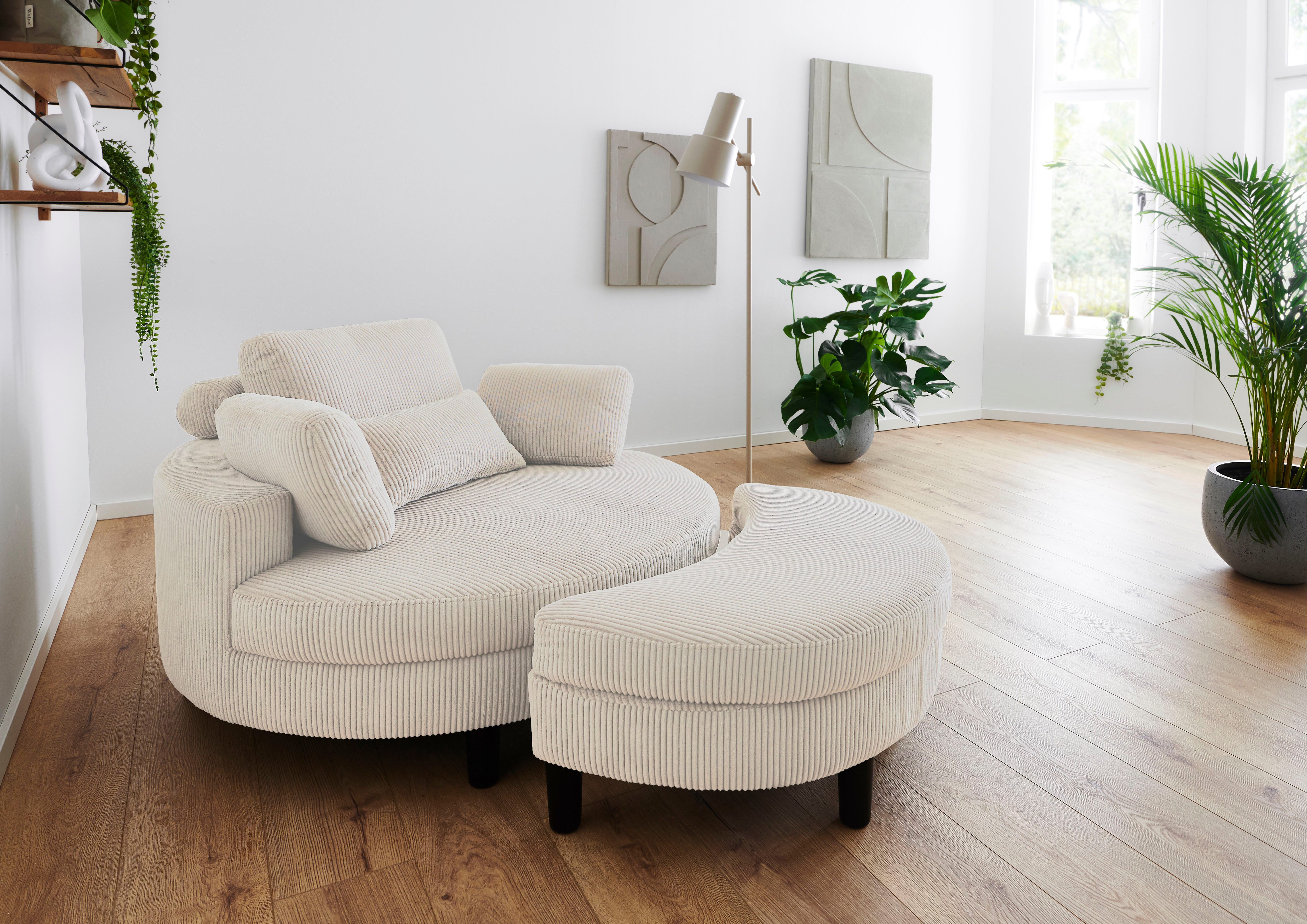 ATLANTIC home collection Loveseat "Ravi", XXL- Sessel, inklusive Stauraumho günstig online kaufen