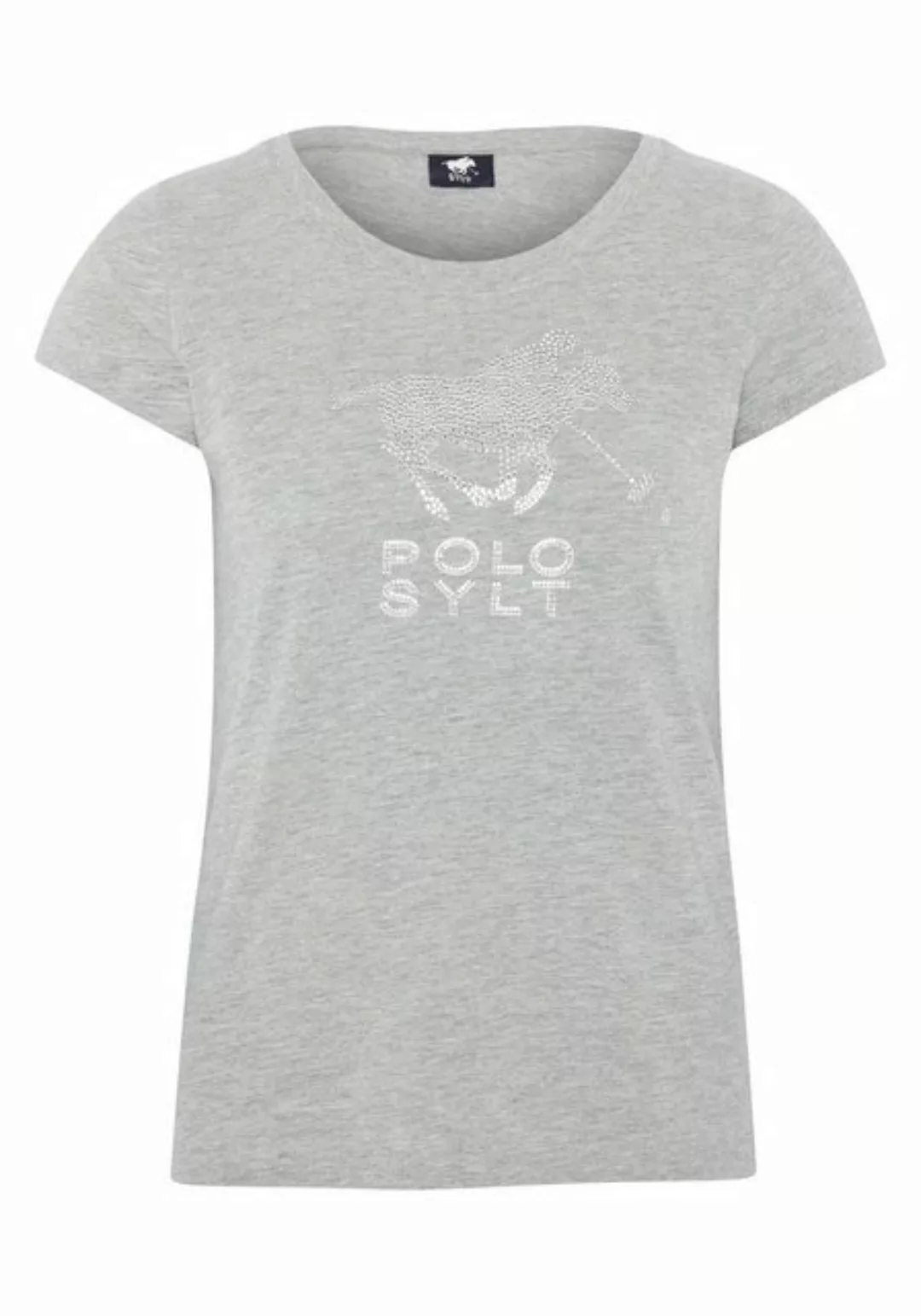 Polo Sylt T-Shirt mit funkelndem Dekor (1, 1-tlg) günstig online kaufen