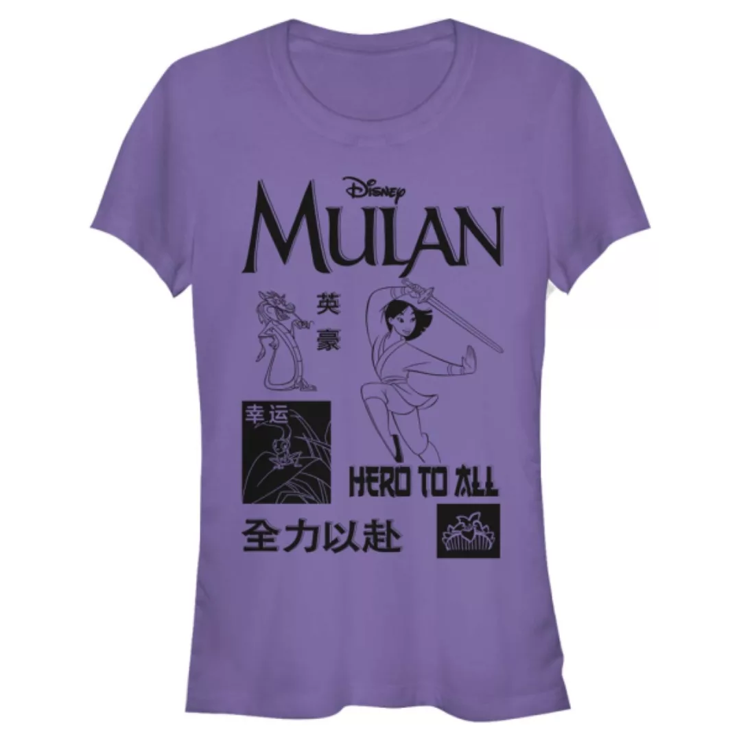 Disney - Mulan - Mulan Grid - Frauen T-Shirt günstig online kaufen