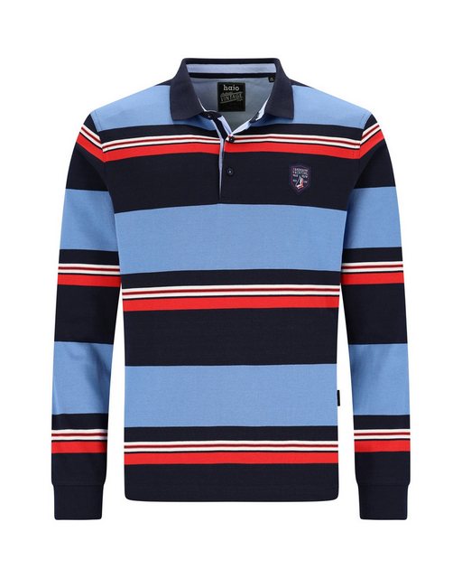 Hajo Langarm-Poloshirt Rugbyshirt in stay fresh-Qualität günstig online kaufen