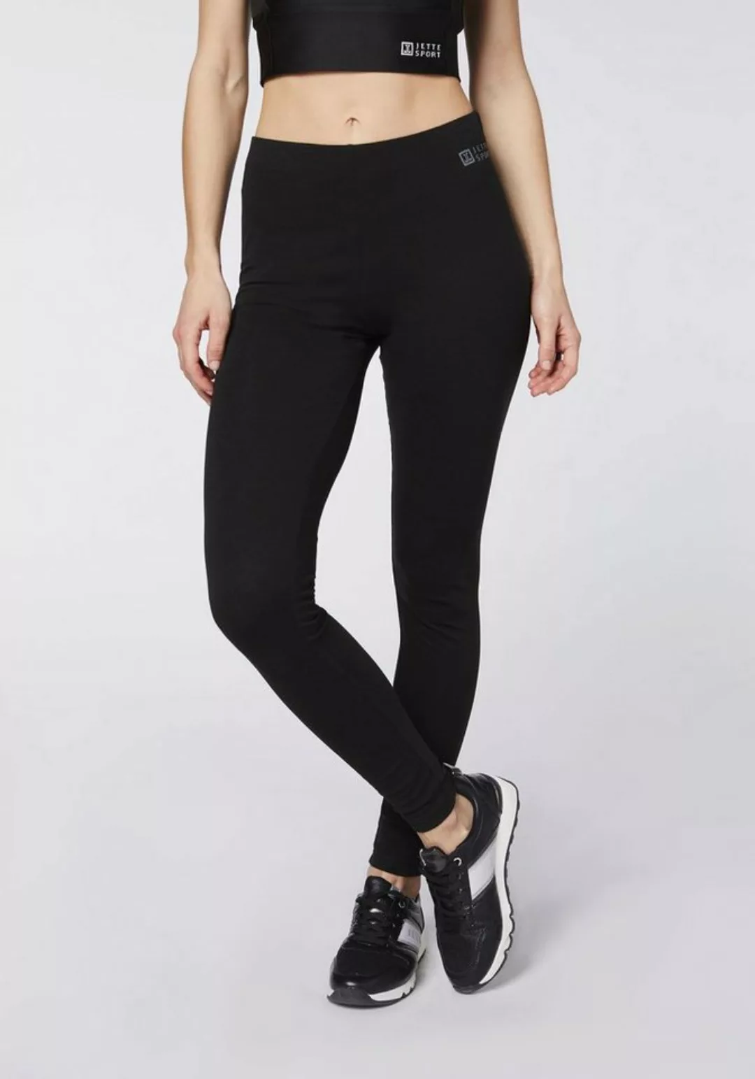 JETTE SPORT Leggings in sportiver Basic-Optik (1, 1-tlg) günstig online kaufen